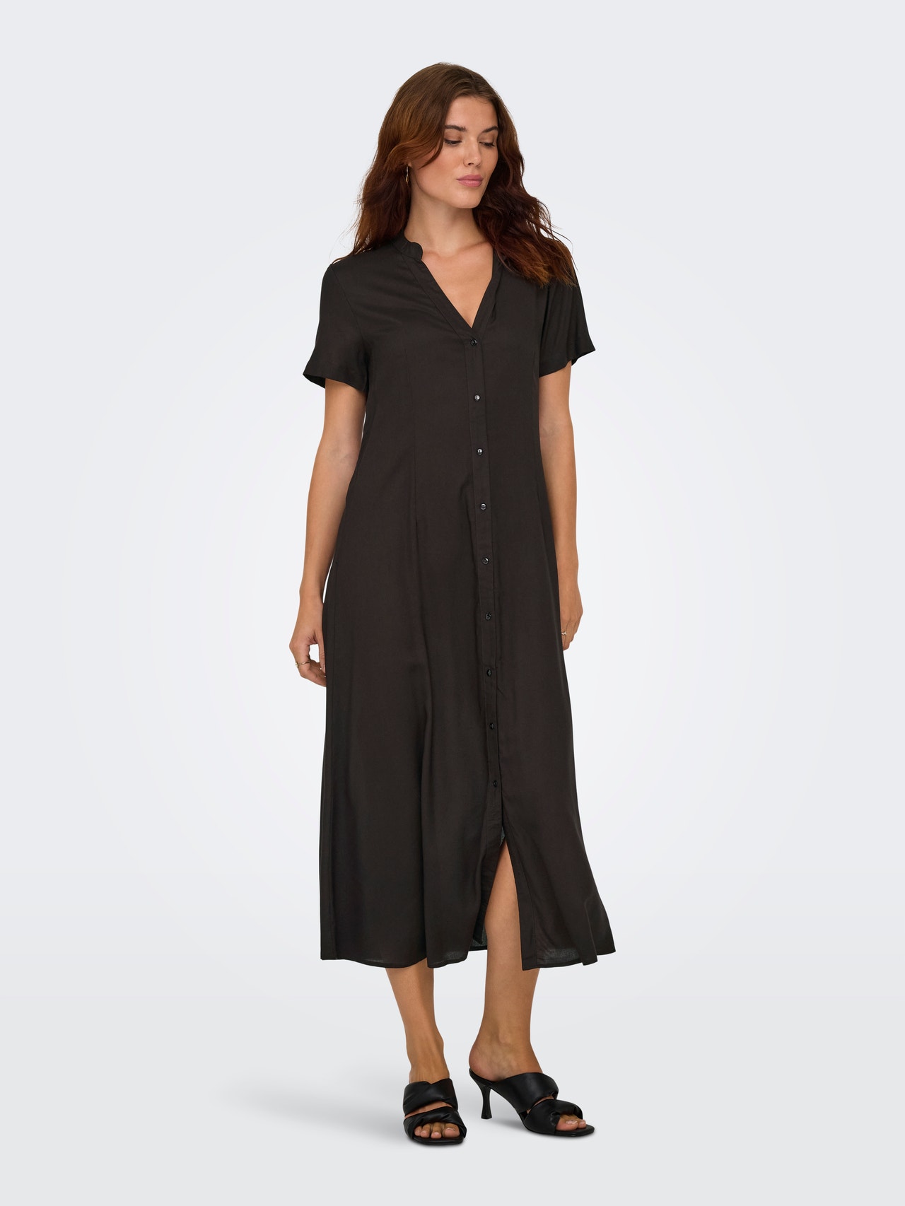 ONLY JDYEVERLY Vestido médio -Chocolate Torte - 15370892