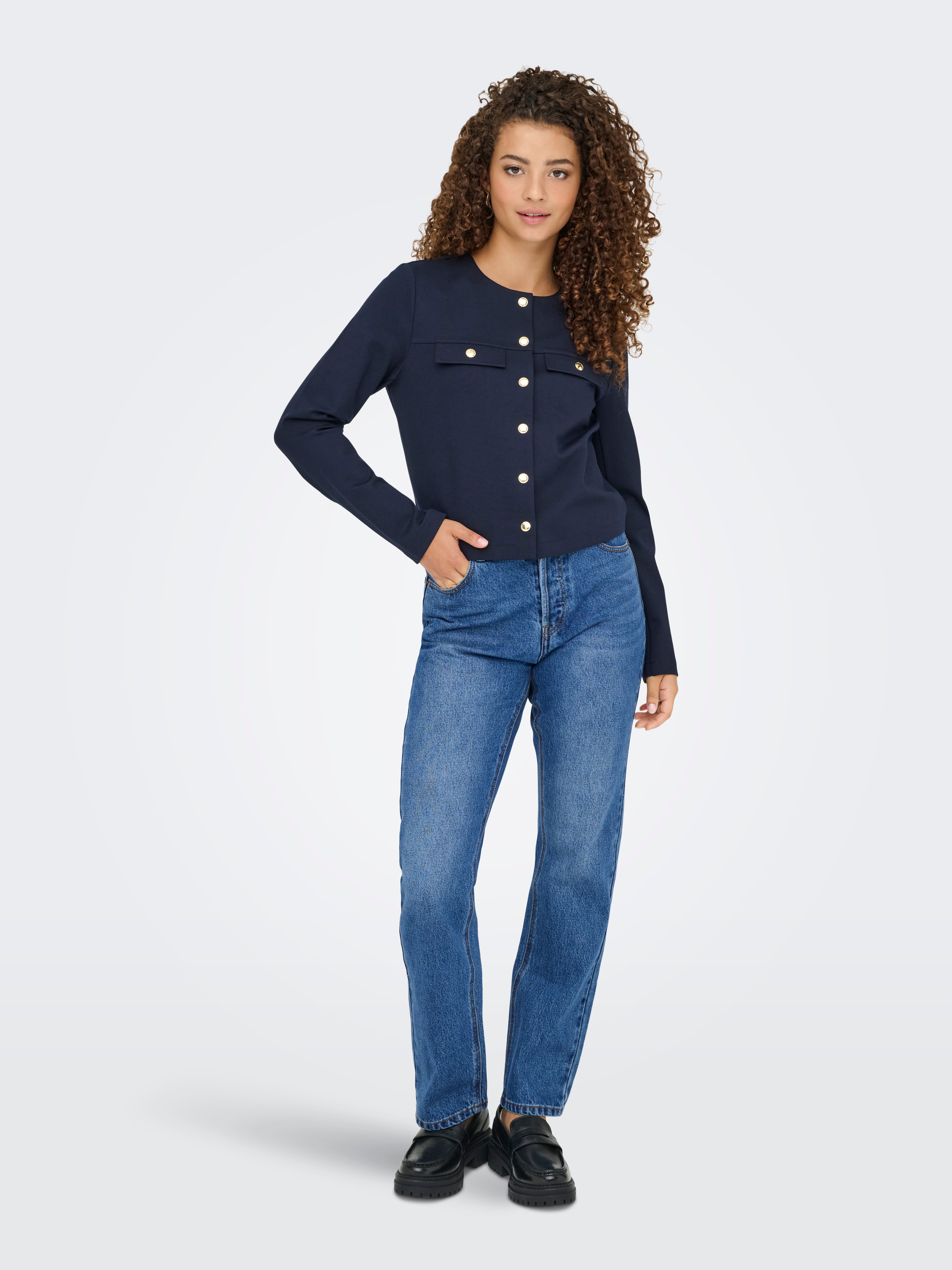 Produktbild von ONLY Female Straight-Fit Jeans ONLHAZEL Hohe Taille Gerade