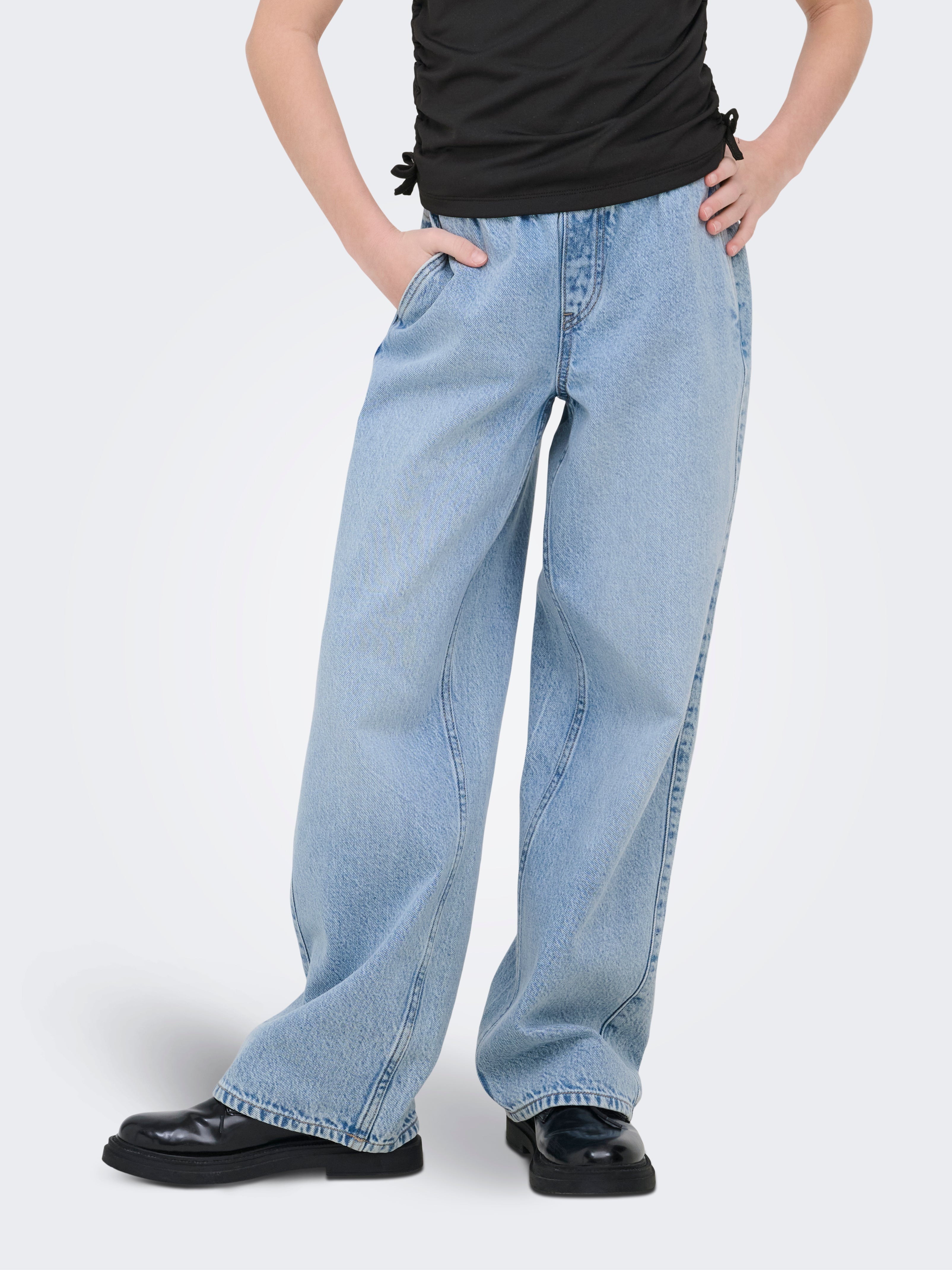 Kogjay Weiter Beinschnitt Jeans
