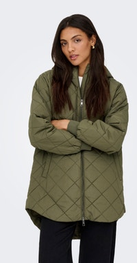 Onljuliet Gewatteerde capuchon Zip Coat Otw Noos, zwart, S Onljuliet Gewatteerde capuchon Zip Coat Otw Noos, zwart, S