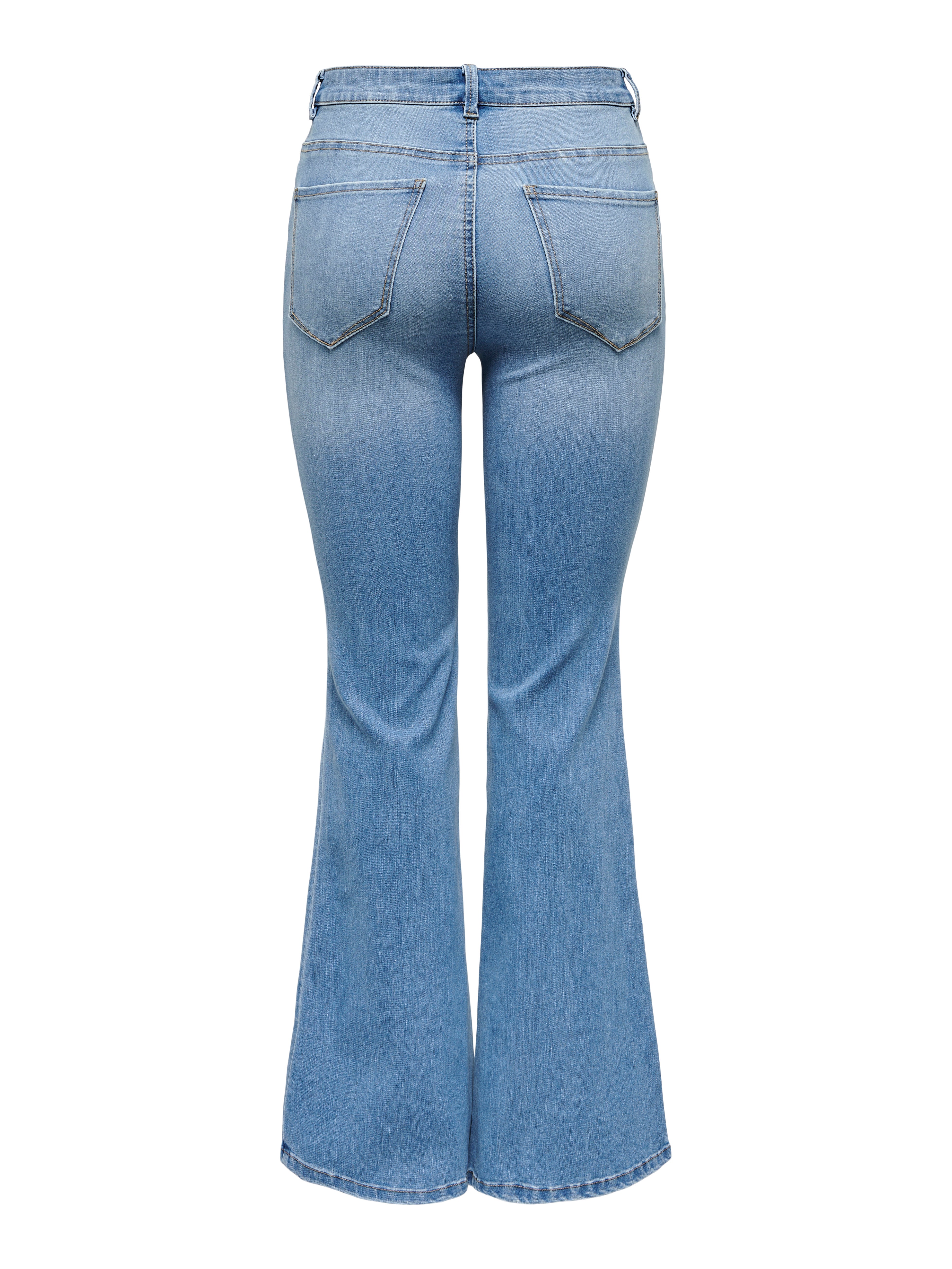 Jean skinny braguette à boutons taille haute bleu en coton Kaye | 3 Suisses Jean skinny braguette à boutons taille haute bleu en coton Kaye | 3 Suisses