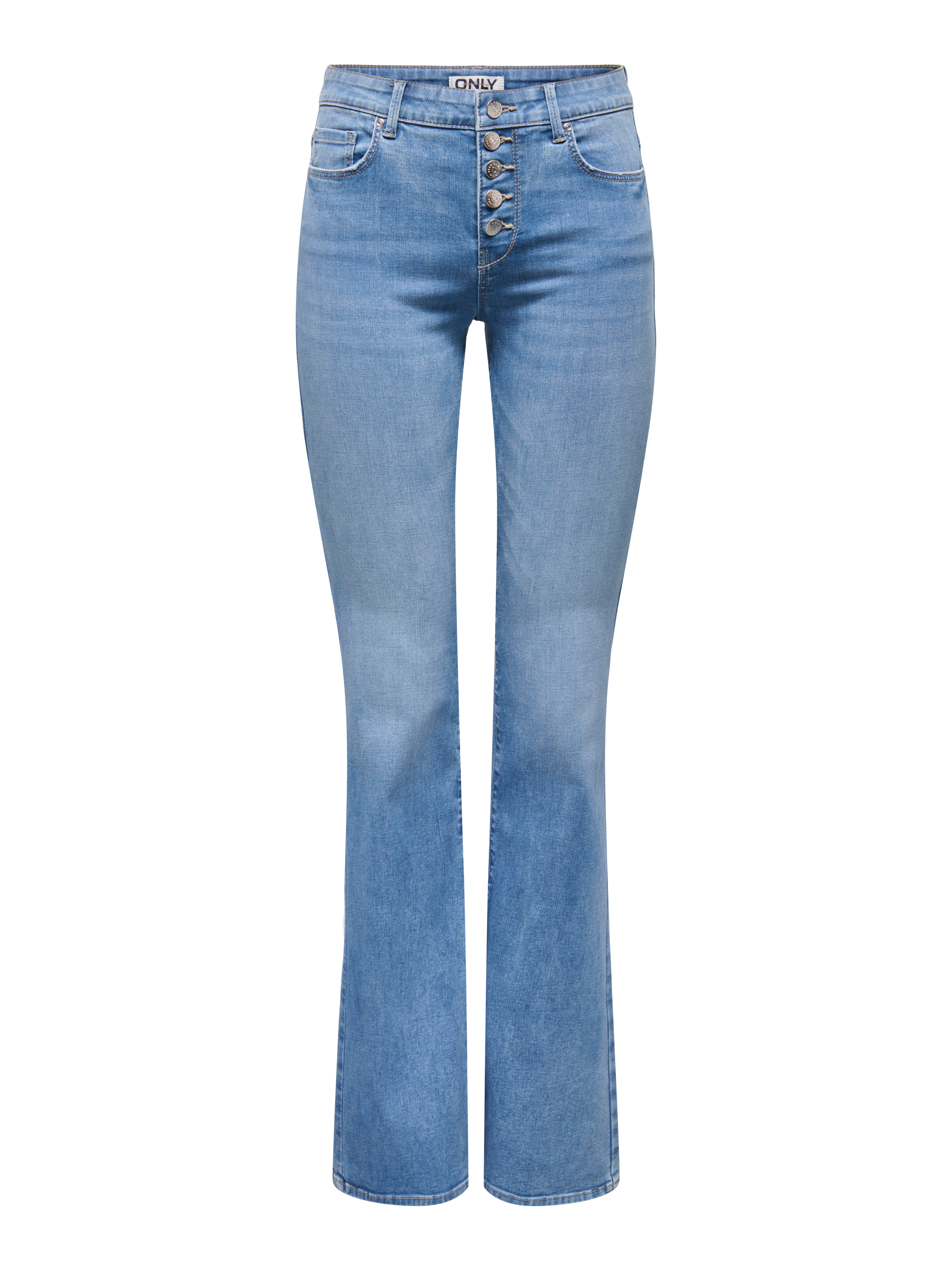 Onllush Sehr Niedrige Taille Retro-fit, Ausgestellt Jeans