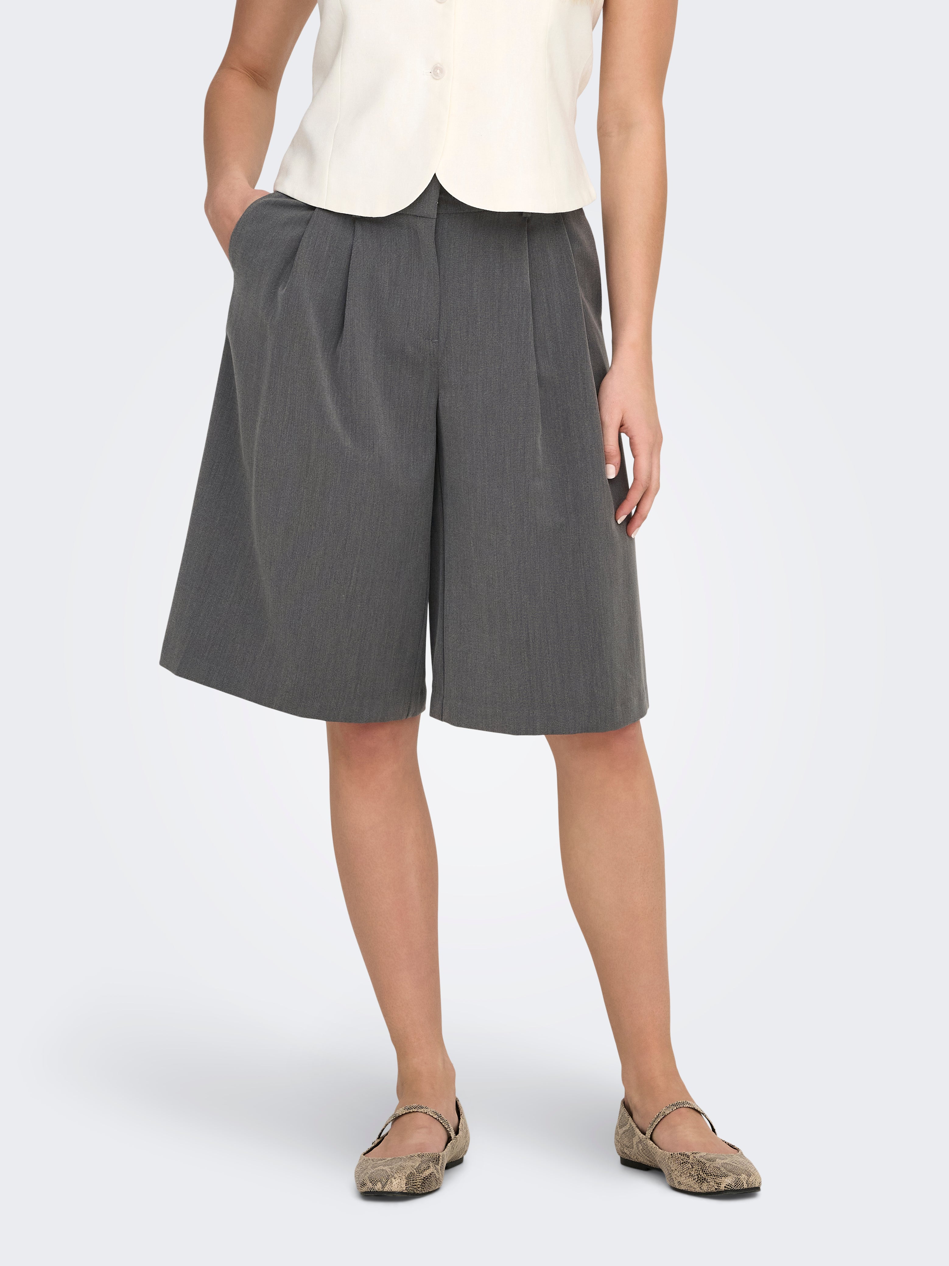 Onlnalina Mittlere Taille Locker Geschnitten Bermuda Shorts