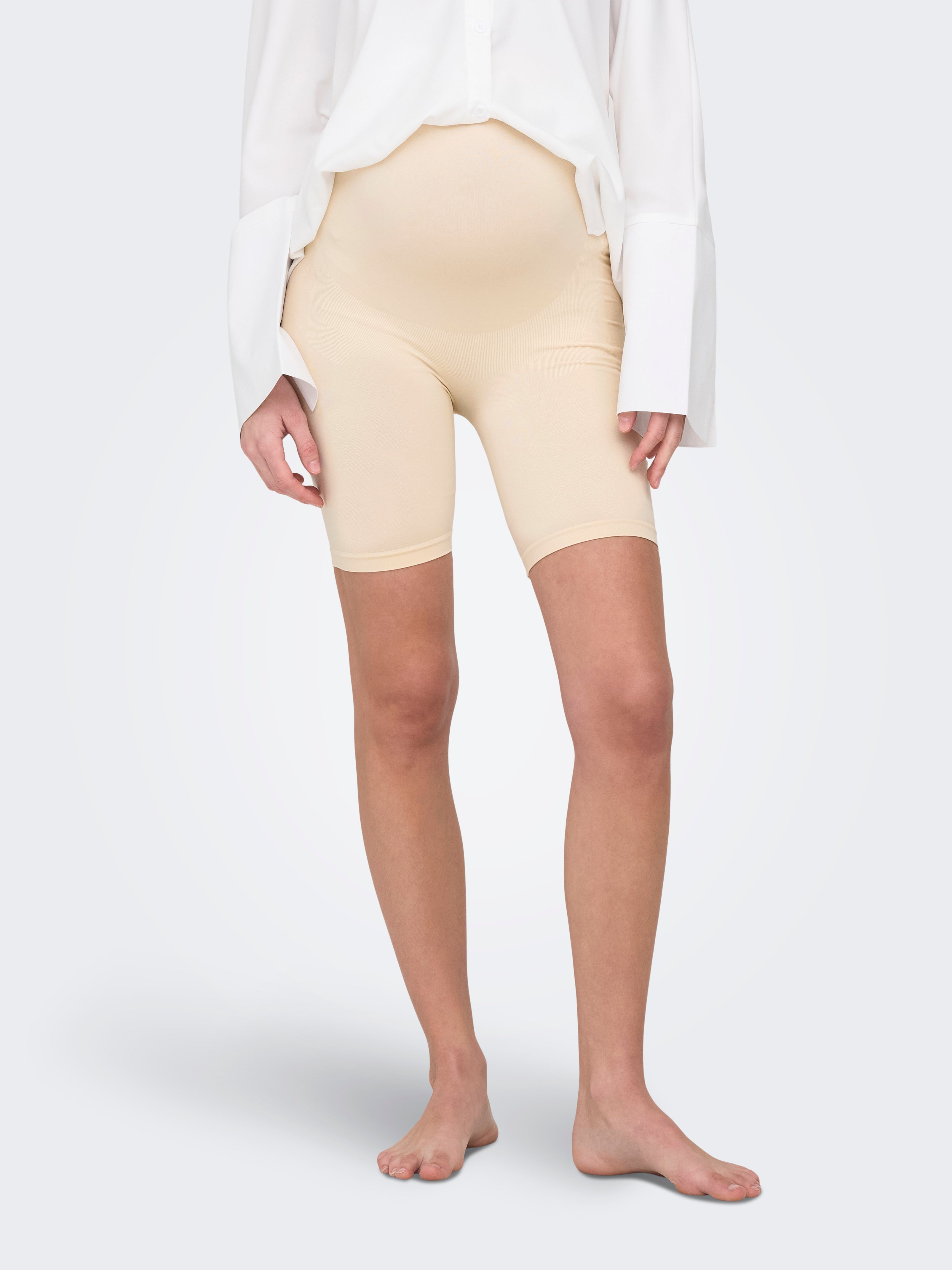 Olmhope Hohe Taille Normal Geschnitten Nahtlose Shorts