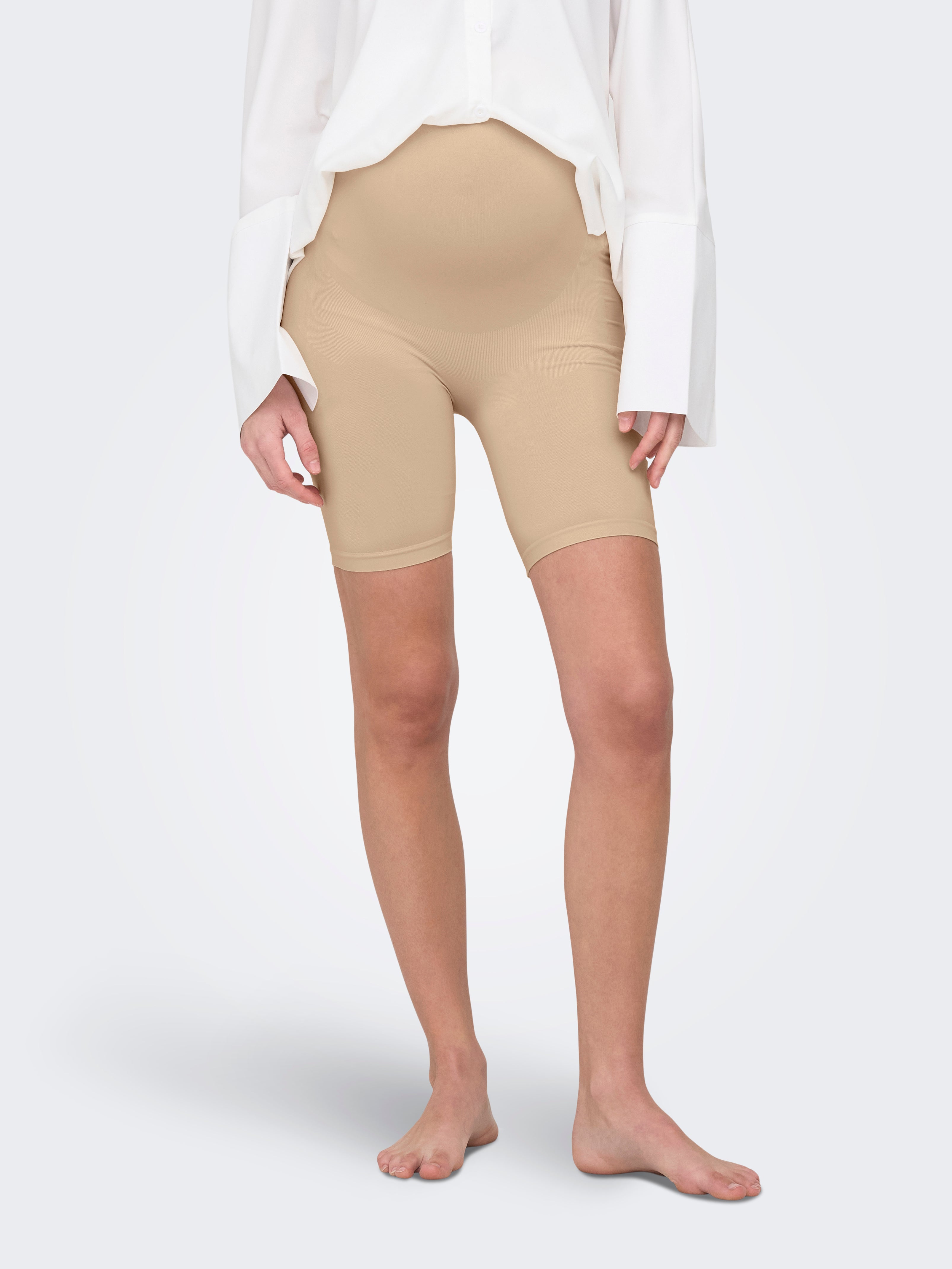 Olmhope Hohe Taille Normal Geschnitten Nahtlose Shorts