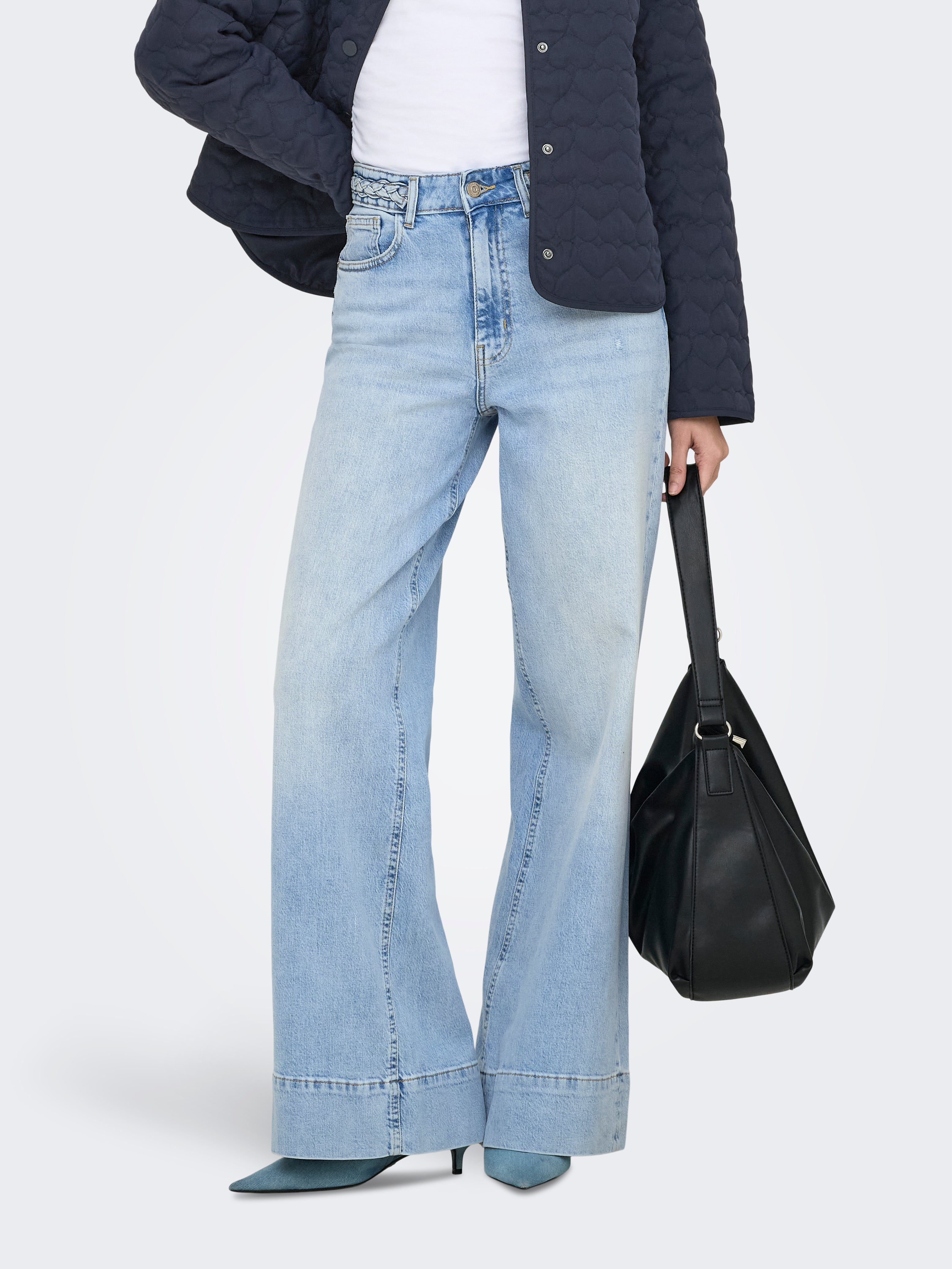 Onljuicy Hohe Taille Skinny Fit Jeans