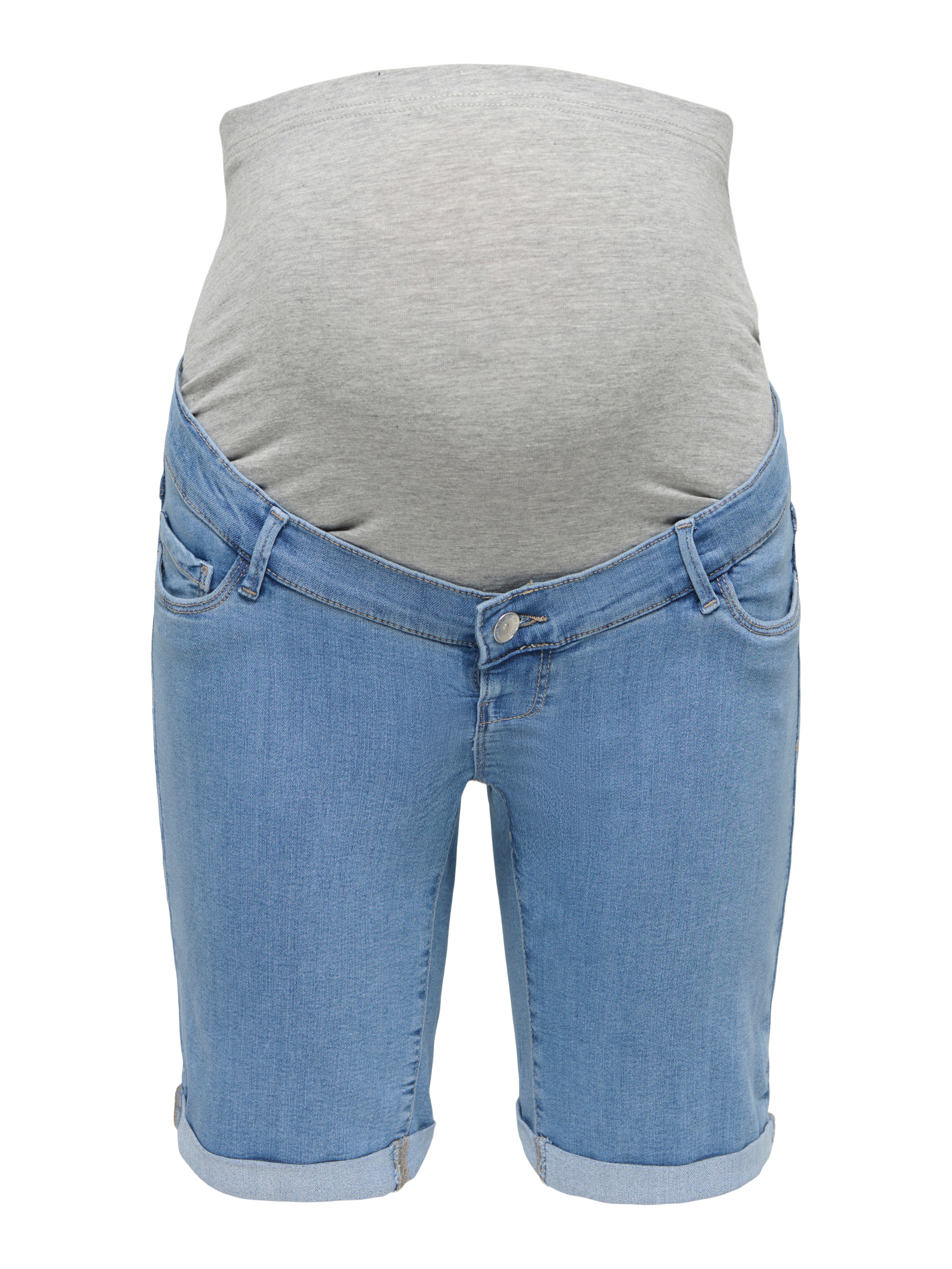 Thumbnail - Olmrain Eng Anliegend Jeans-shorts