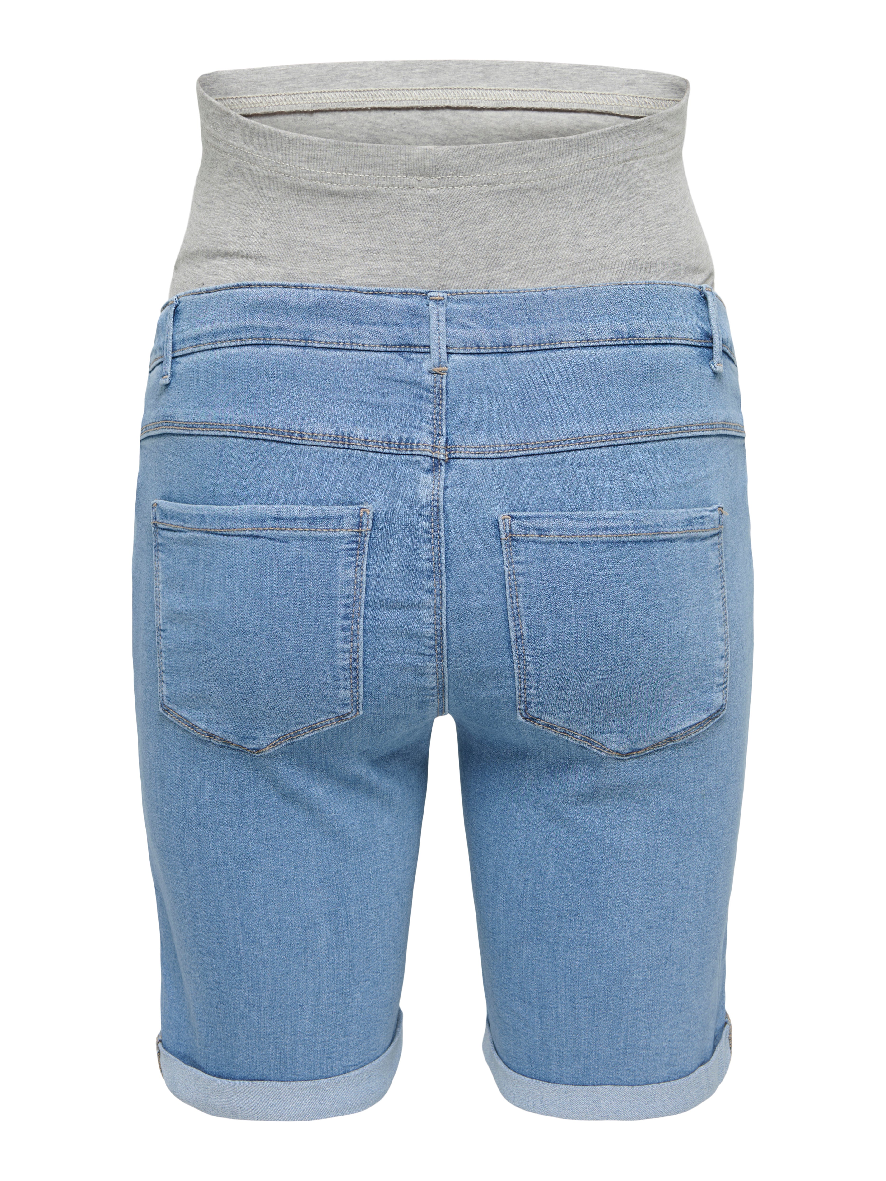 Thumbnail - Olmrain Eng Anliegend Jeans-shorts