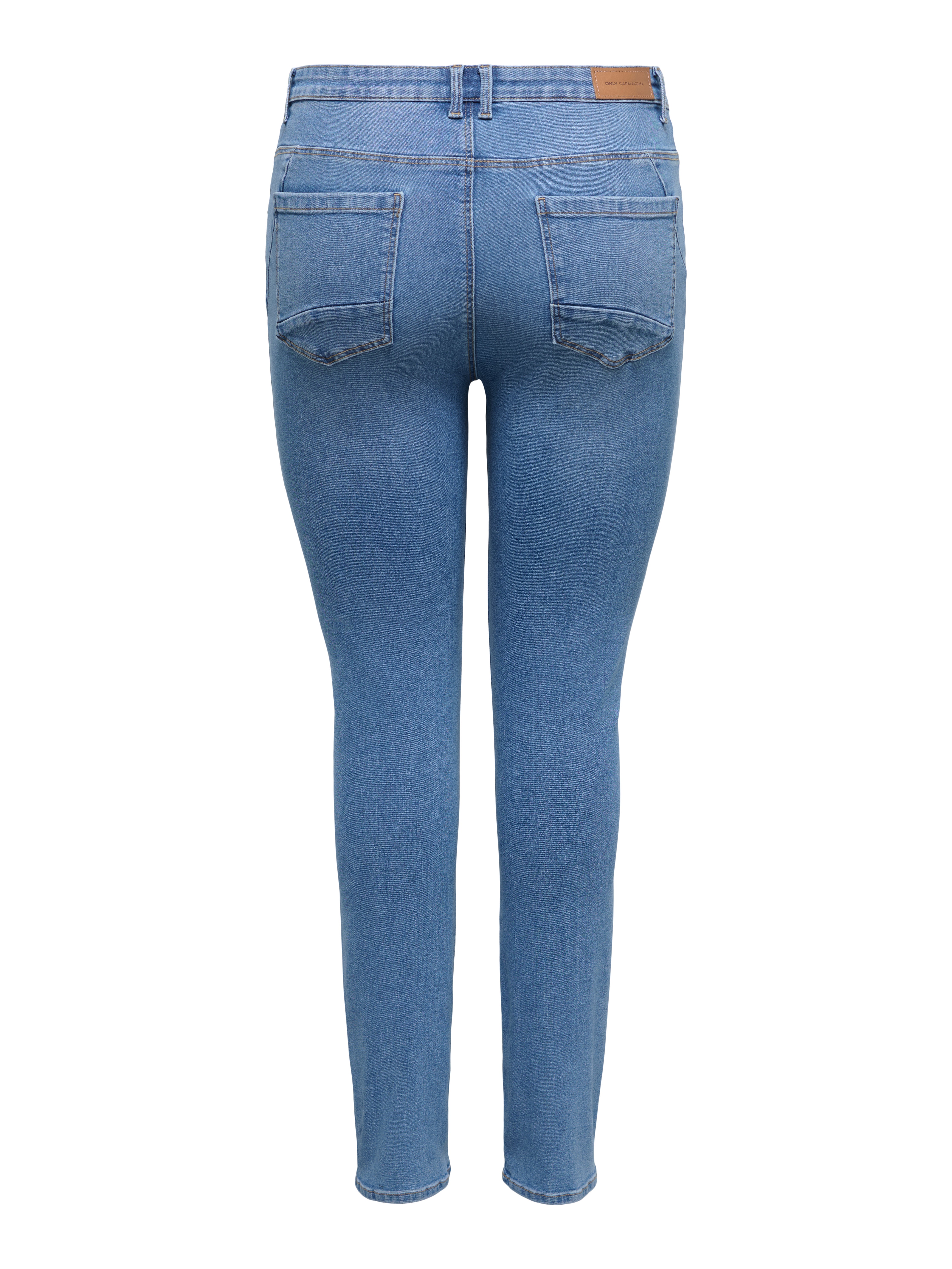Thumbnail - Carane Mittlere Taille Skinny Fit Jeans