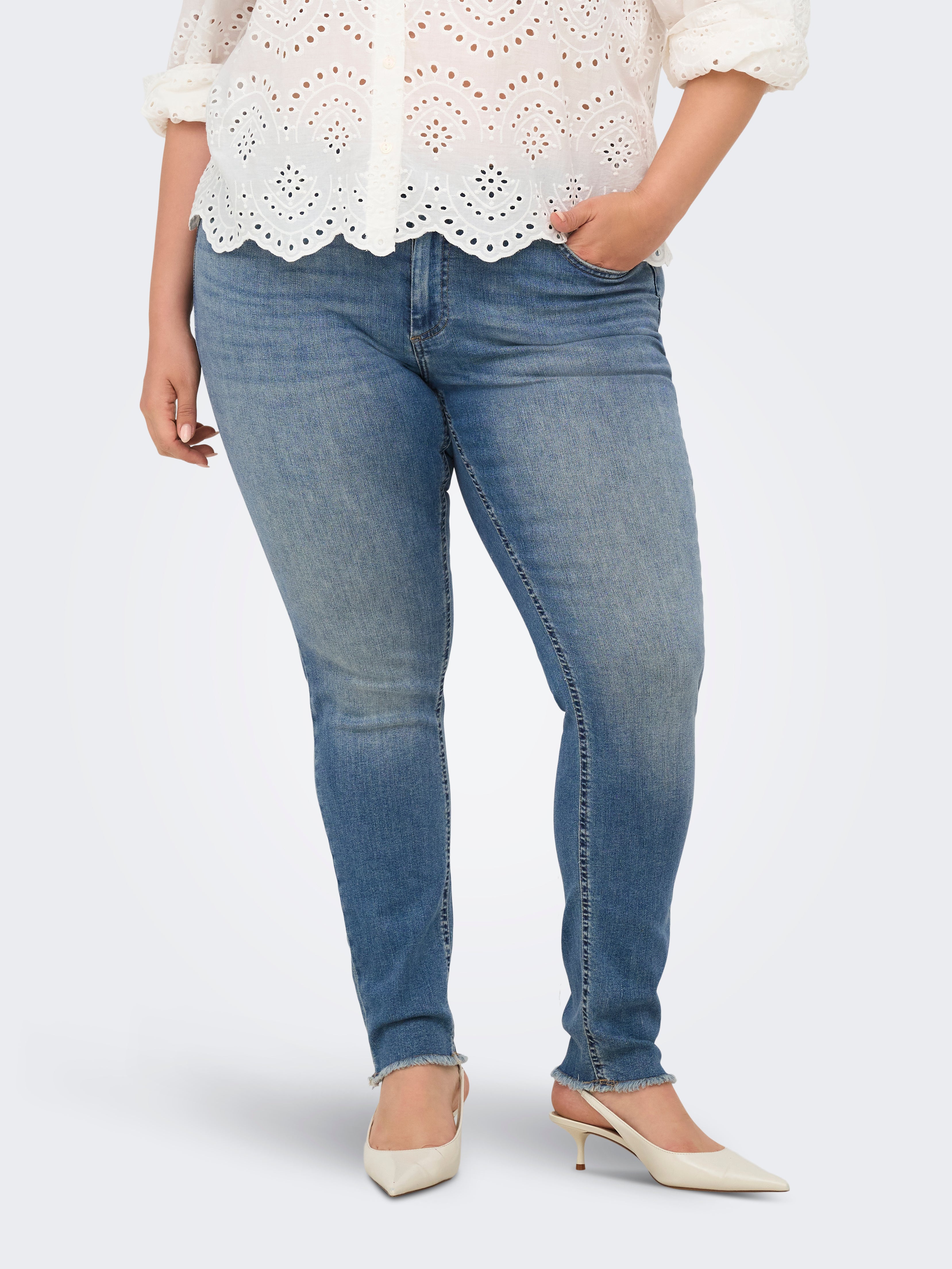 Carwilly Skinny Fit Knöchellang Jeans