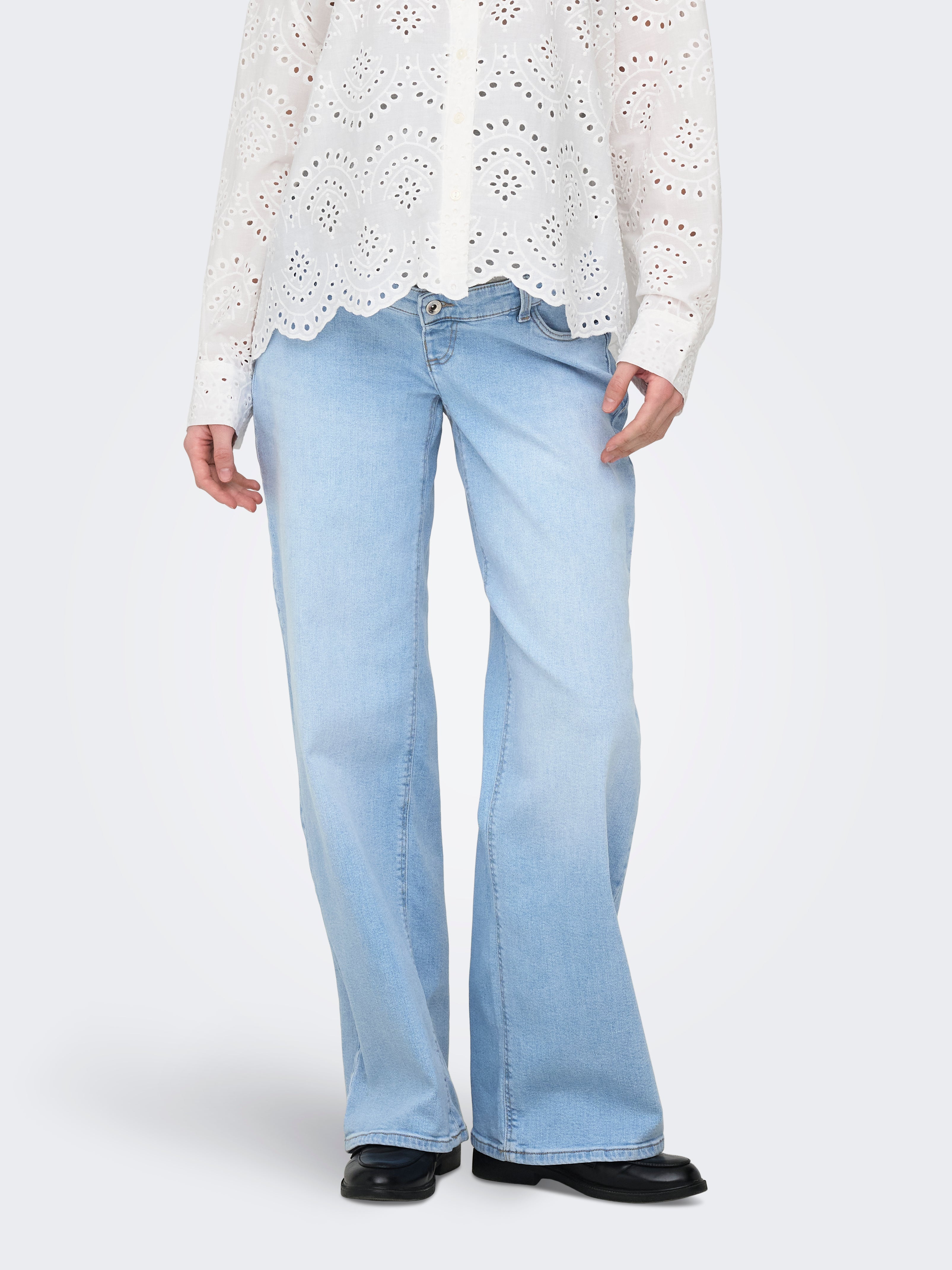 Olmjuicy Weiter Beinschnitt Jeans