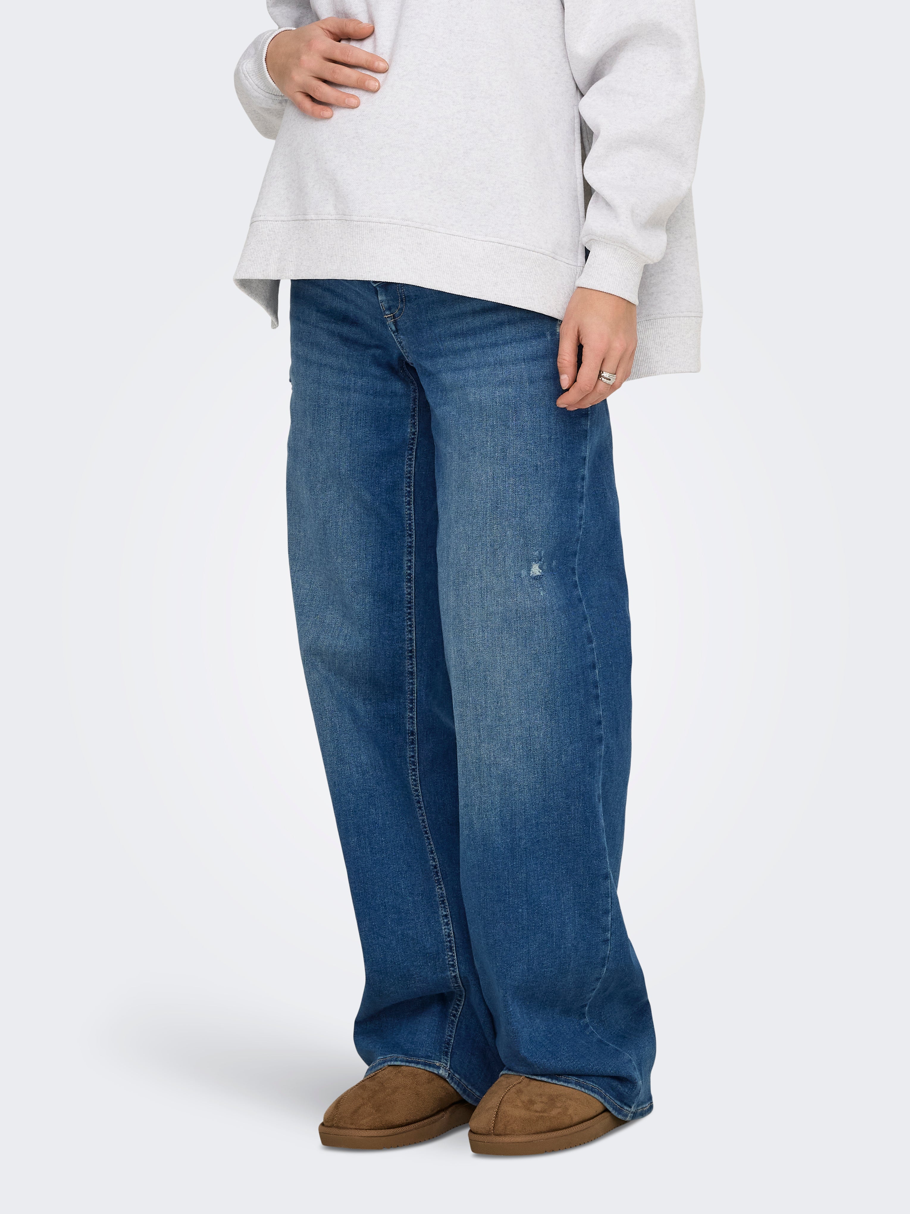 Olmblush Weiter Beinschnitt Jeans