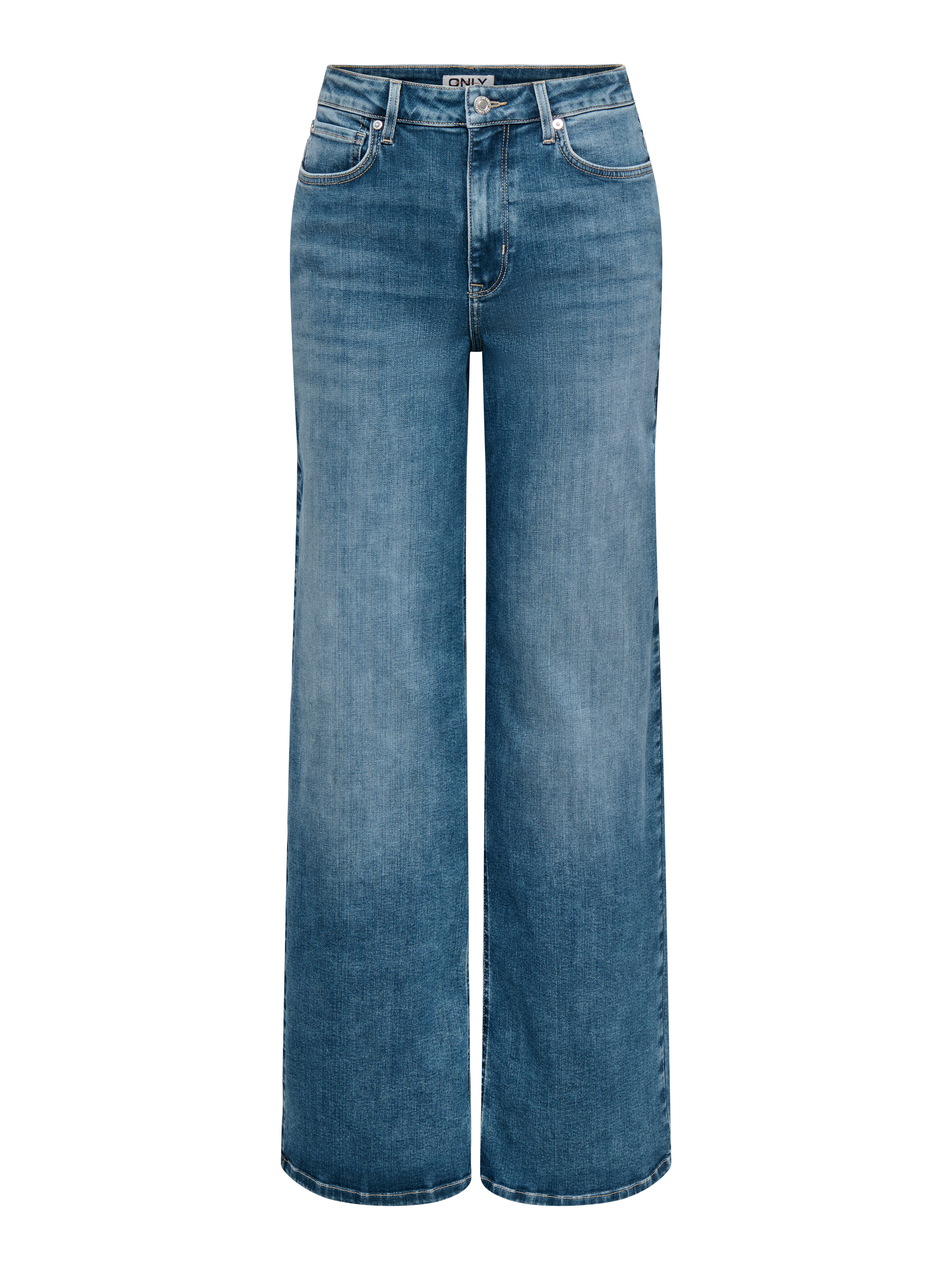 Onlmadison Hohe Taille Weiter Beinschnitt Jeans