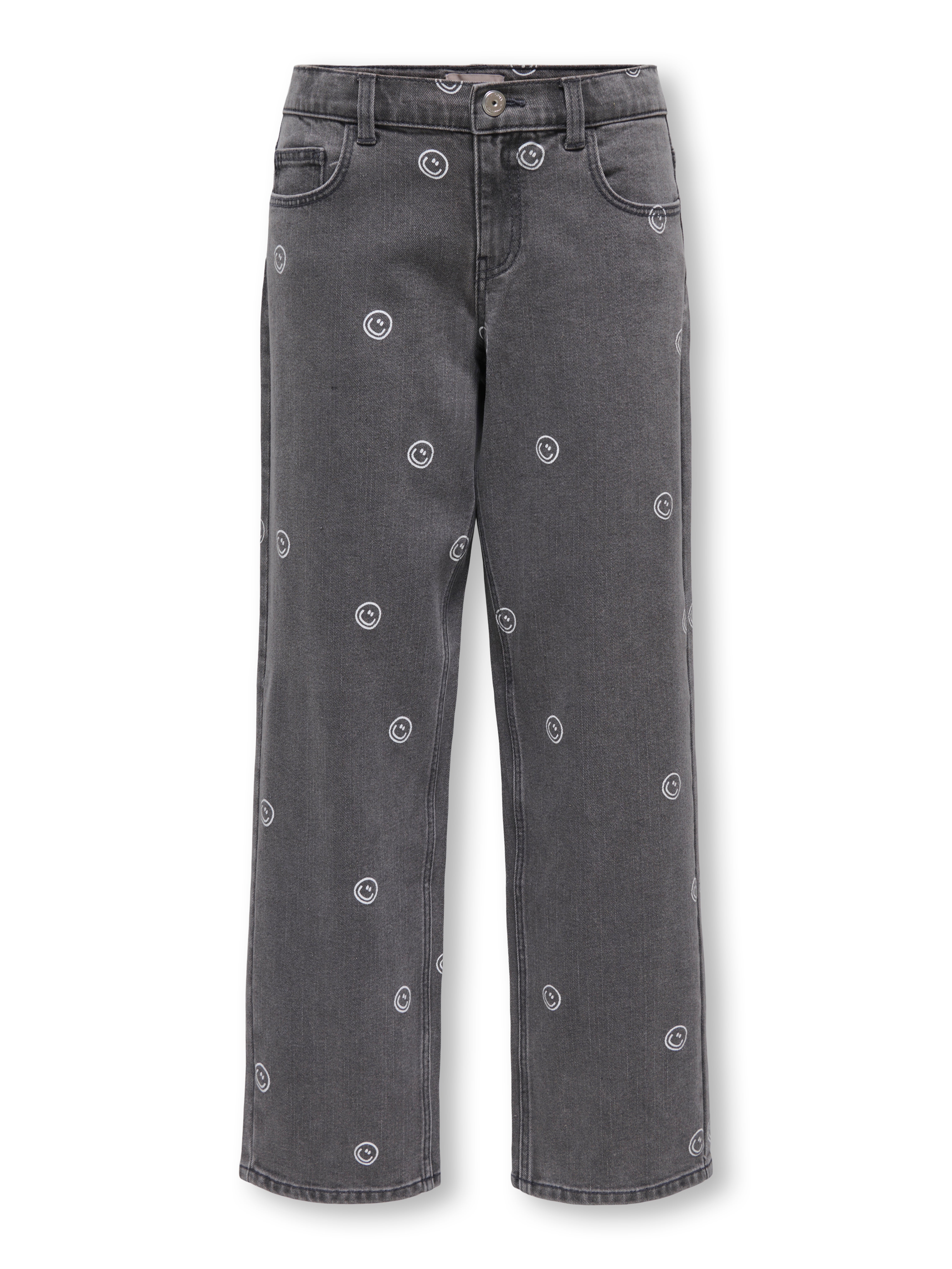 Kogrobyn Mid Rise Gerade Geschnitten Jeans