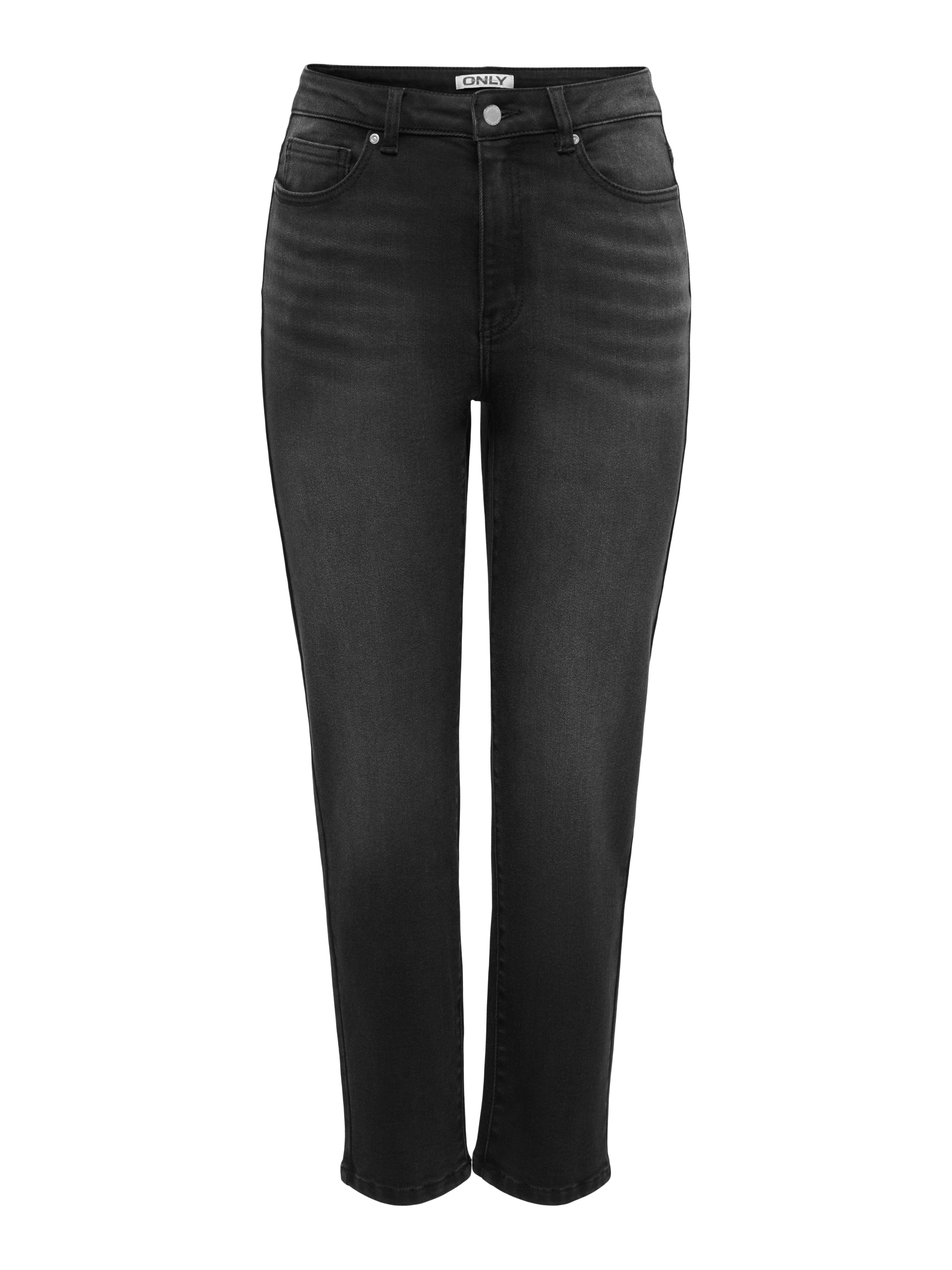 Thumbnail - Onlemily-mila Hohe Taille Gerade Geschnitten Jeans