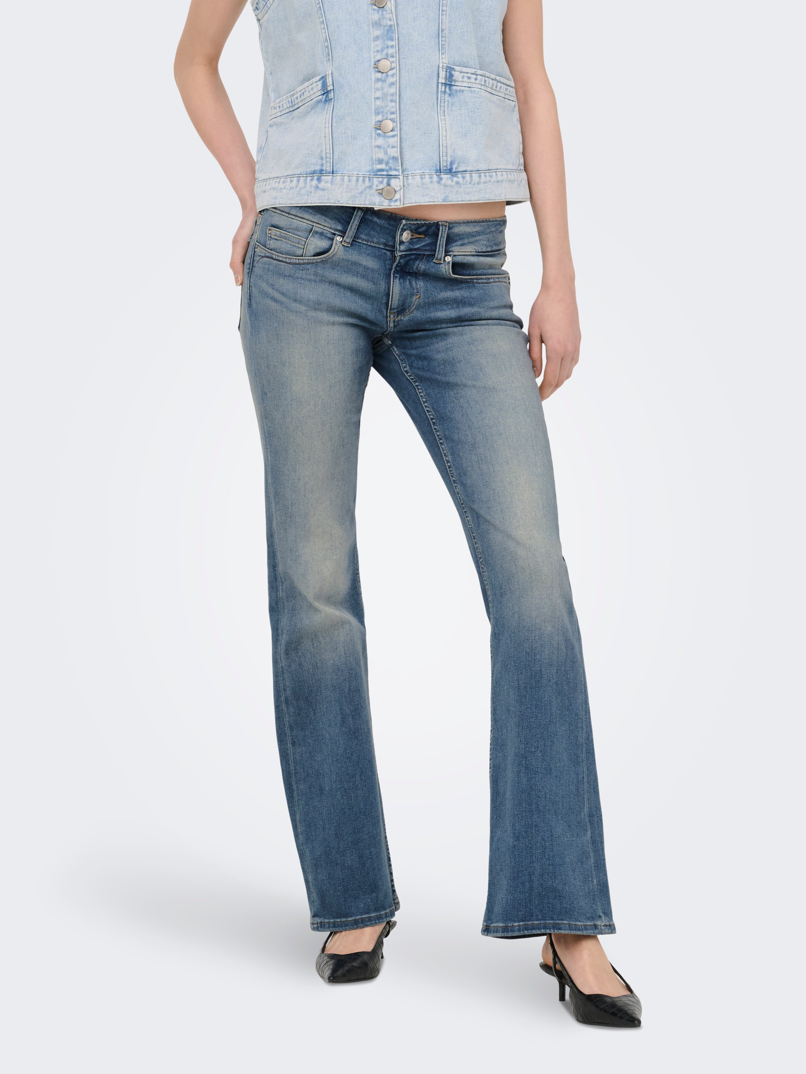 Onlcoral Niedrige Taille Flared Jeans