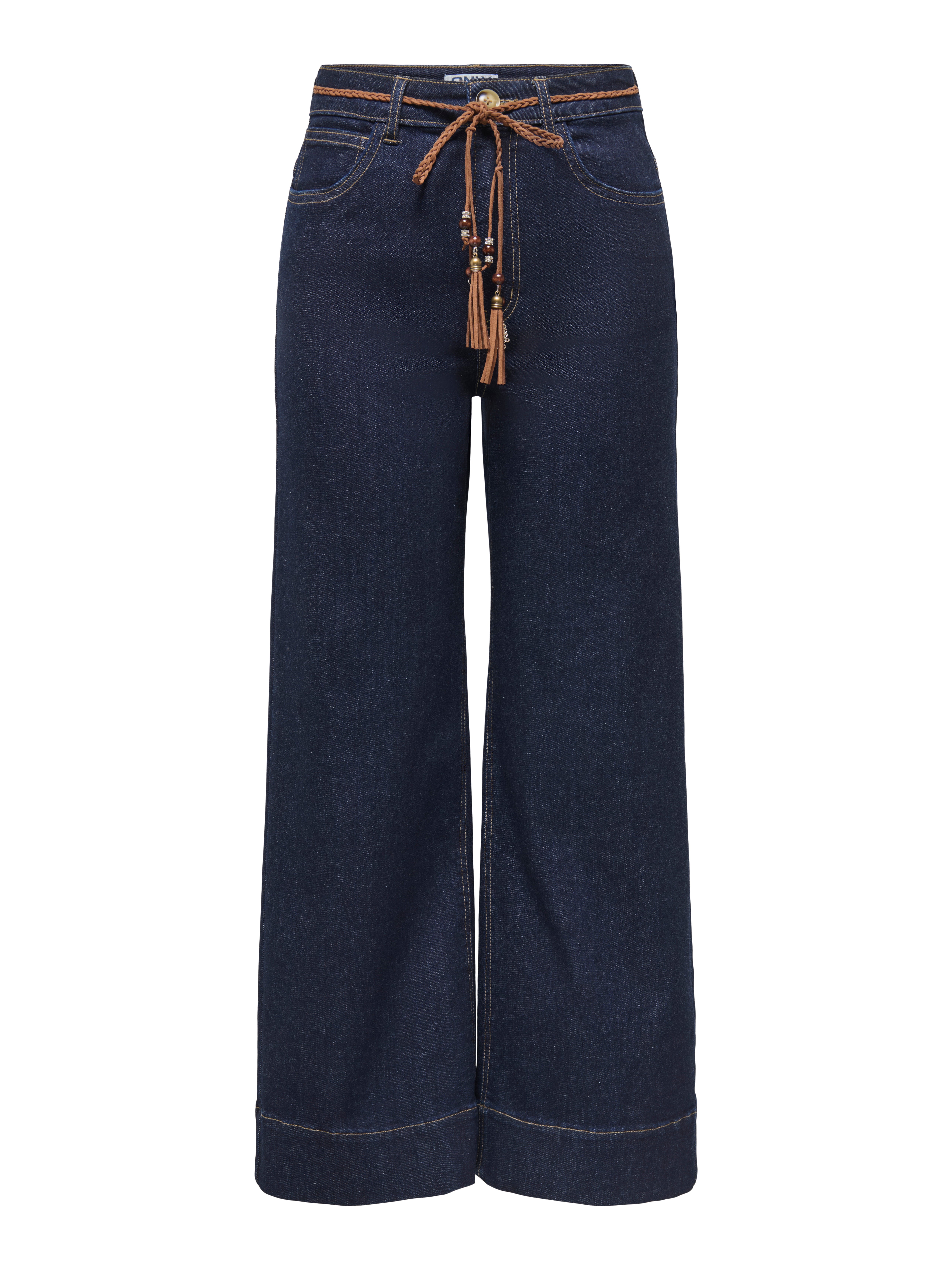 Onlmadison Hohe Taille Weiter Beinschnitt Jeans