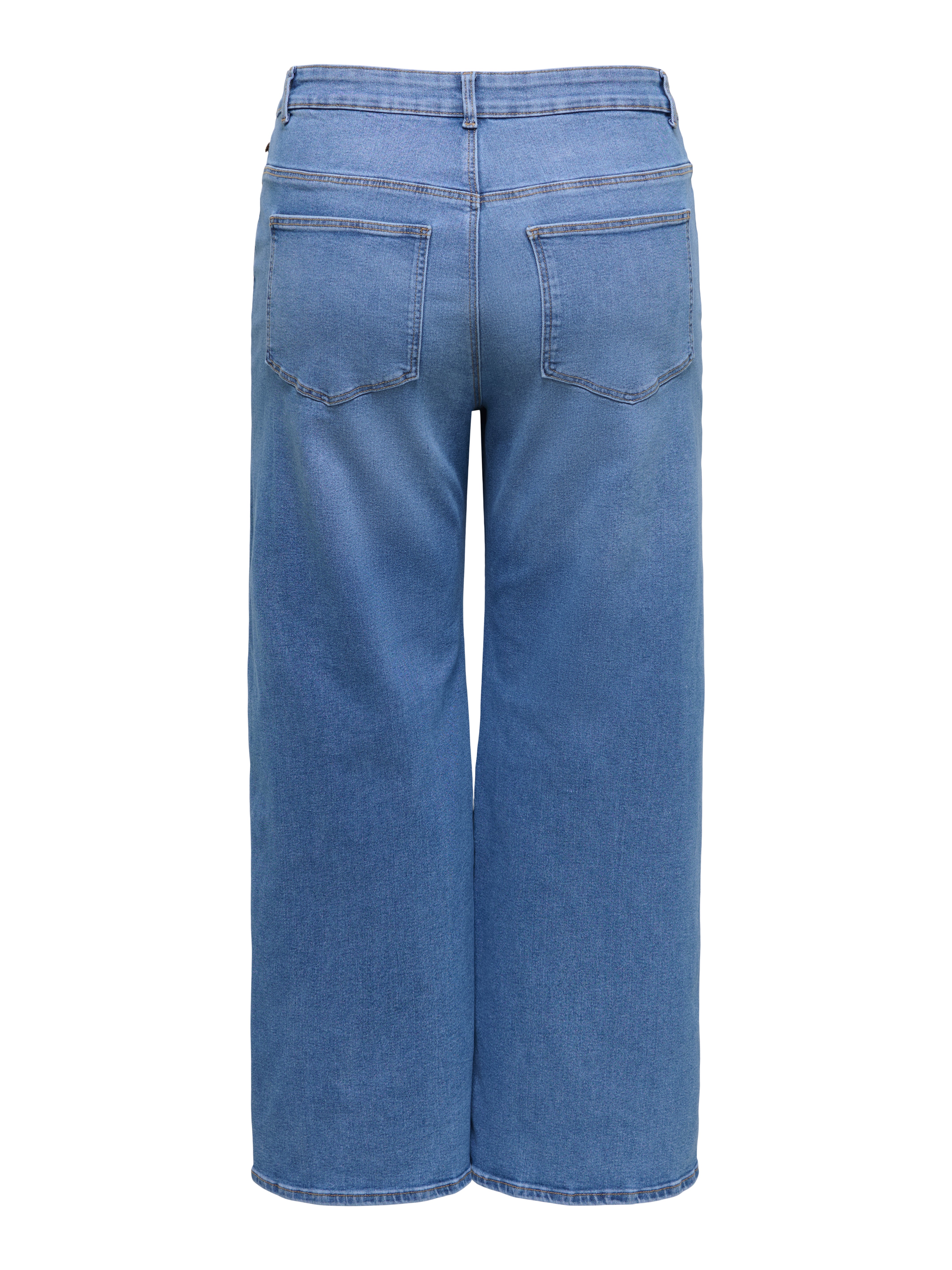 Thumbnail - Carmadison Hohe Taille Weiter Beinschnitt Jeans