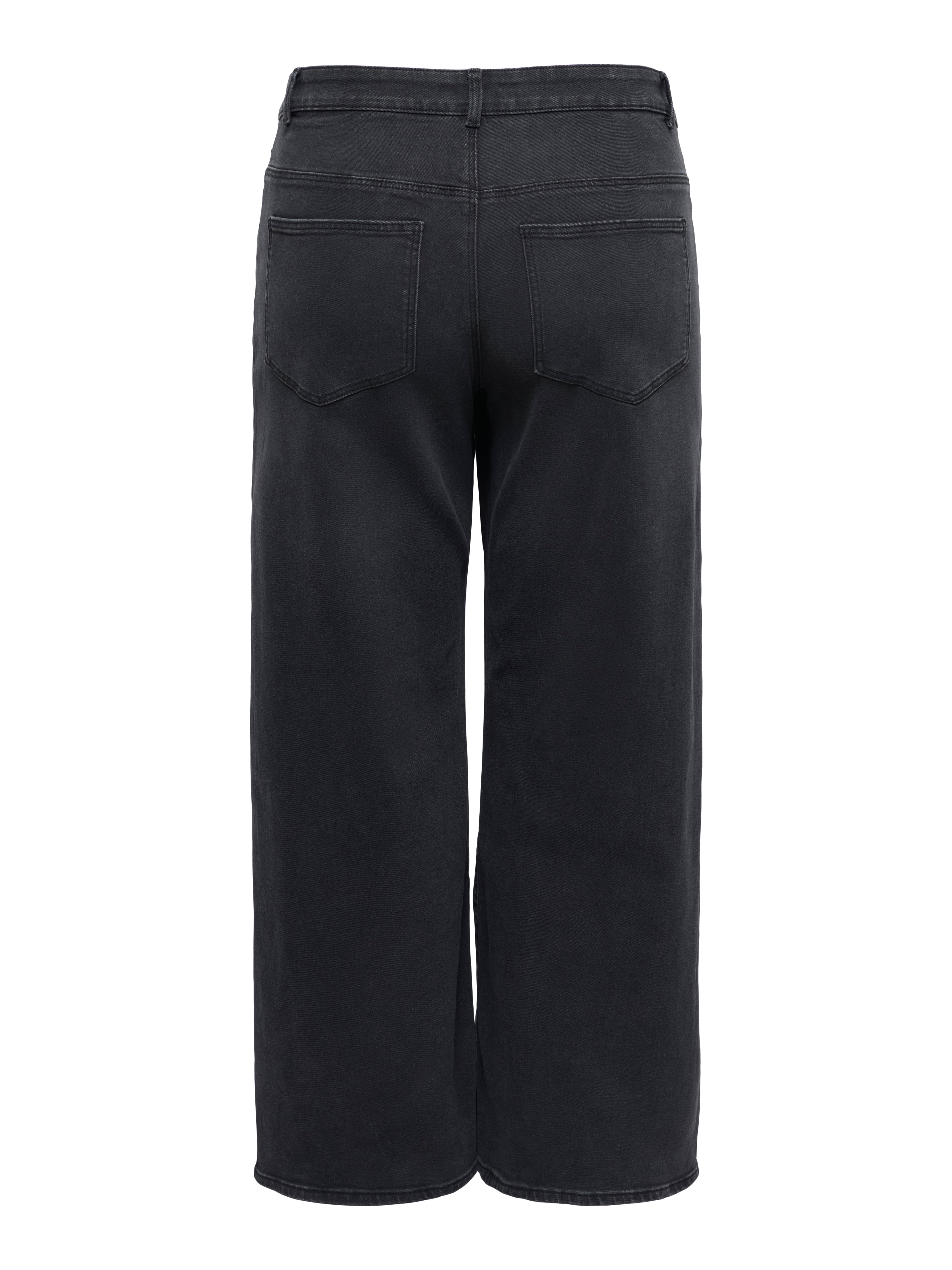 Thumbnail - Carmadison Hohe Taille Weiter Beinschnitt Jeans