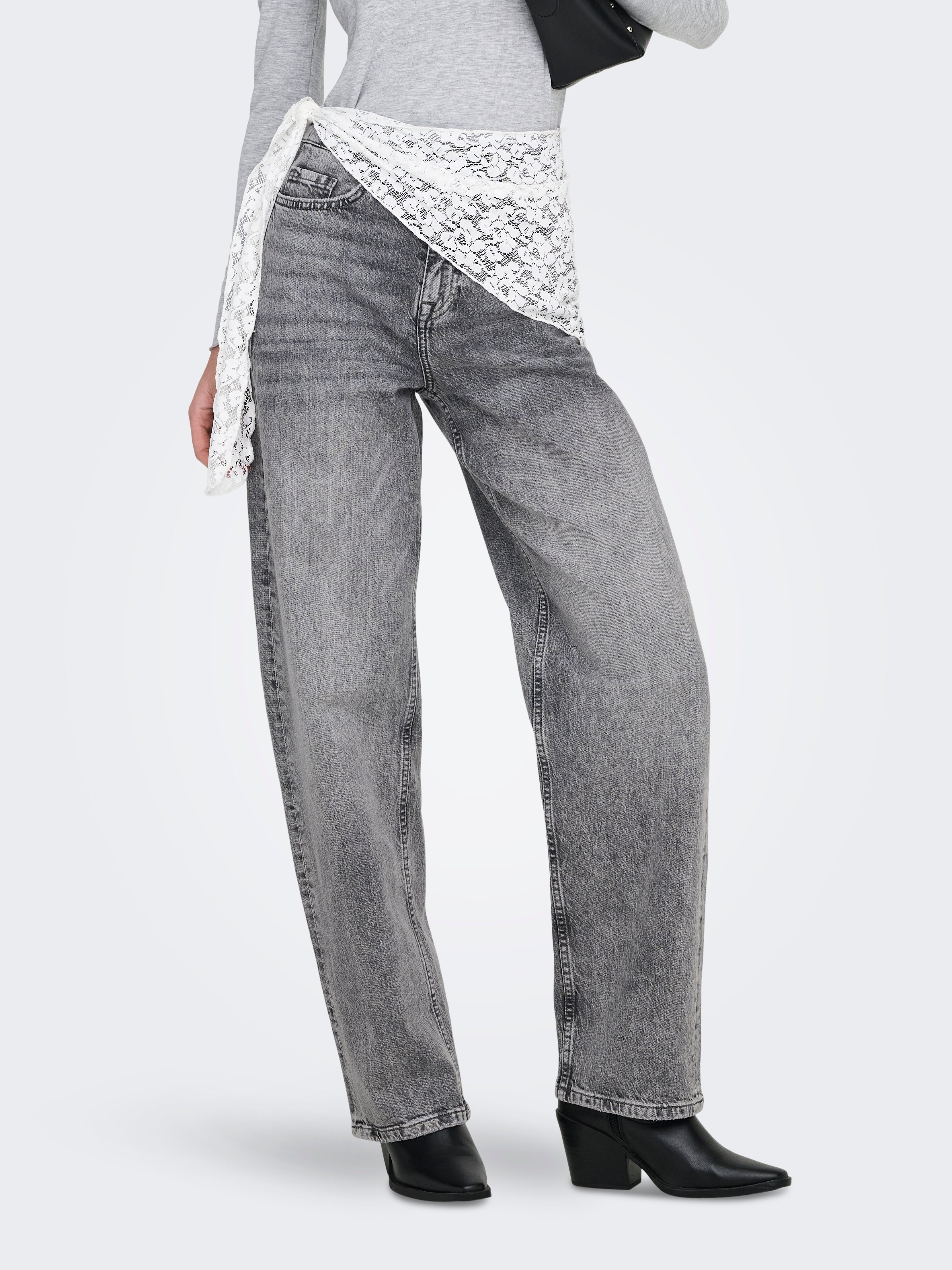 Thumbnail - Jdybailey Hohe Taille Barrel Fit Jeans