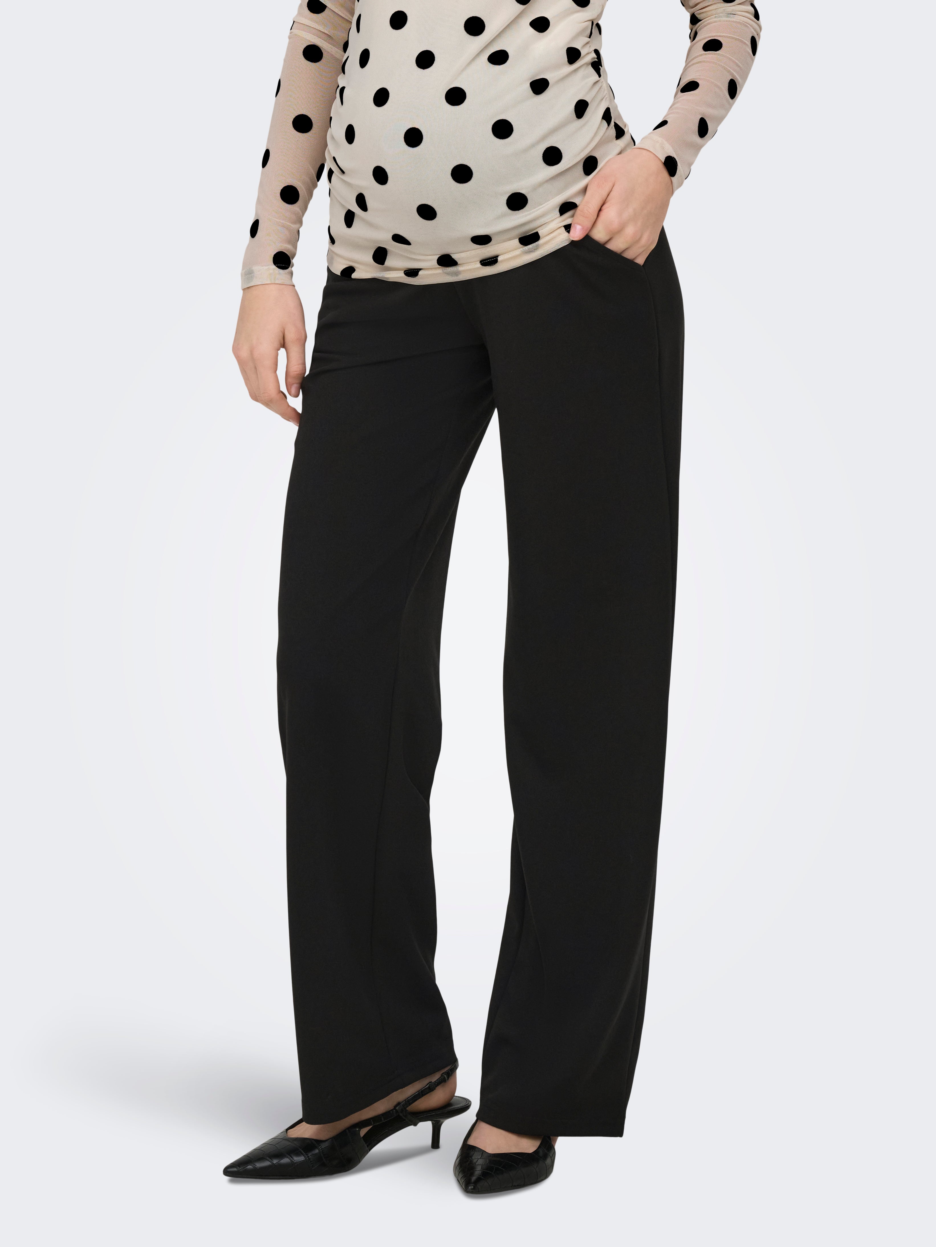 -olmmania Normal Geschnitten Hose Mit Weitem Beinschnitt