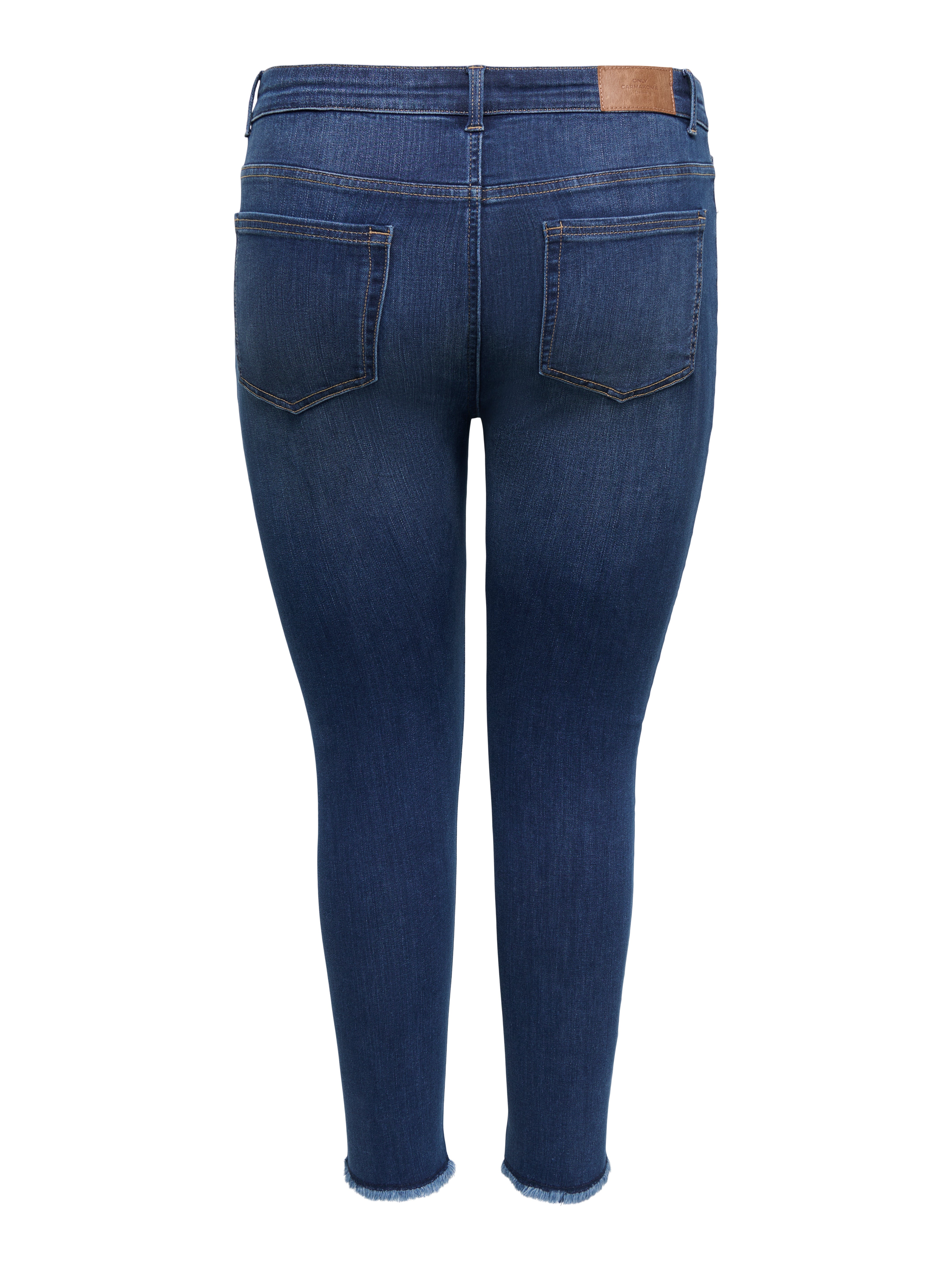 Thumbnail - Carlace Mittlere Taille Skinny Fit Knöchellang Jeans