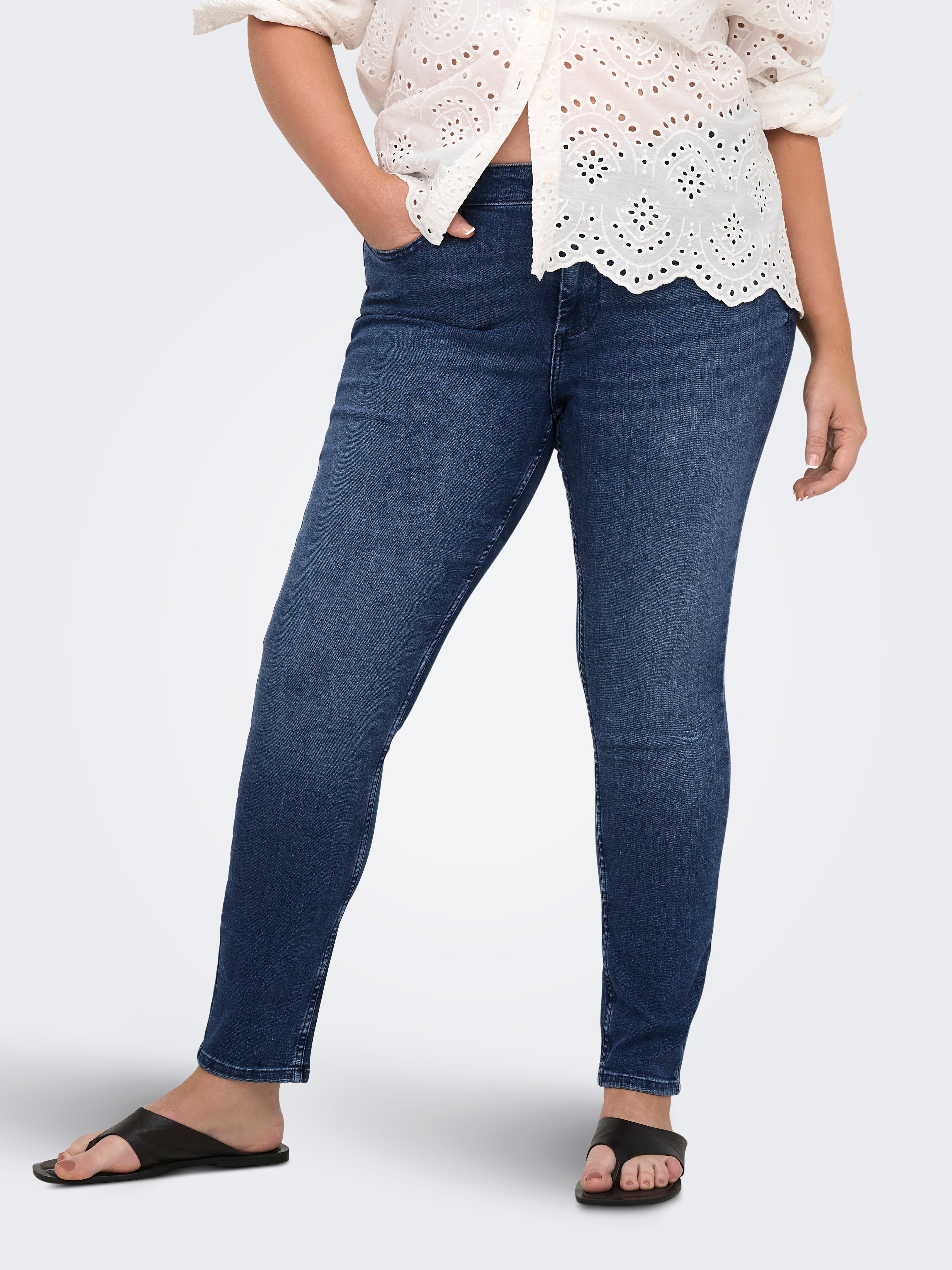 Carwilly Skinny Fit Knöchellang Jeans