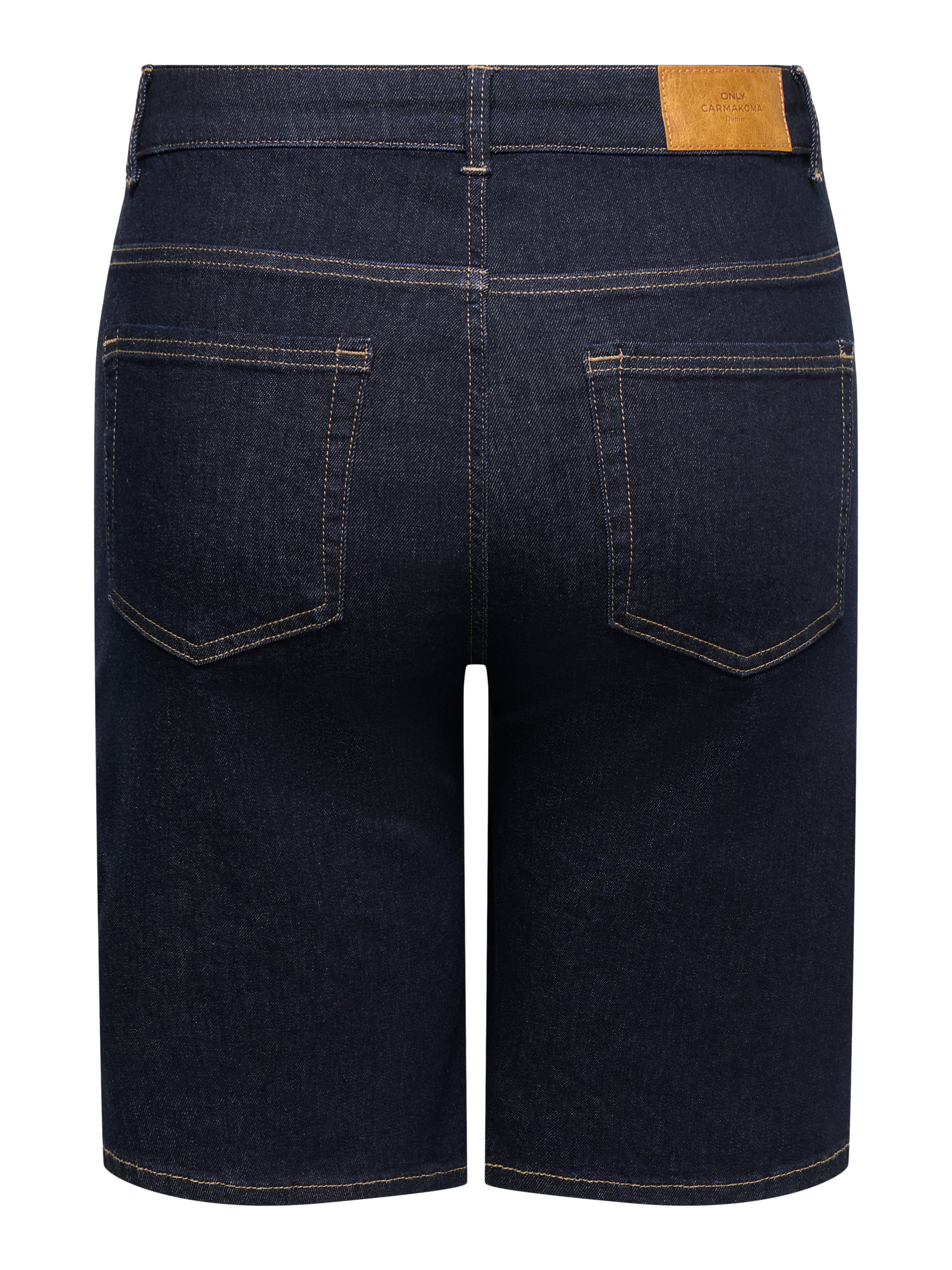 Thumbnail - Carwilly Hohe Taille Weiter Beinschnitt Jeans-shorts