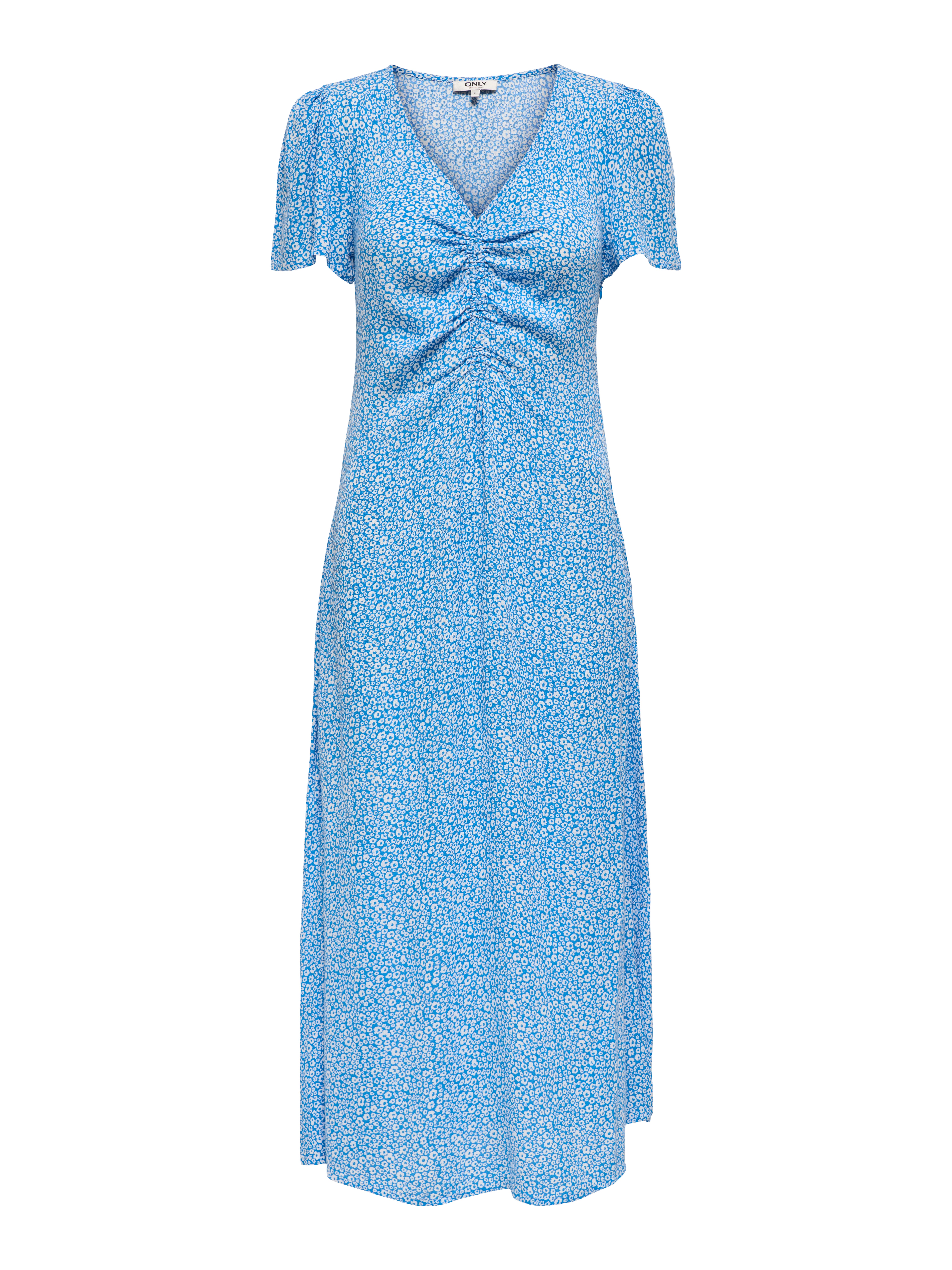 Mango gestreepte maxi jurk met open rug blauw Mango gestreepte maxi jurk met open rug blauw