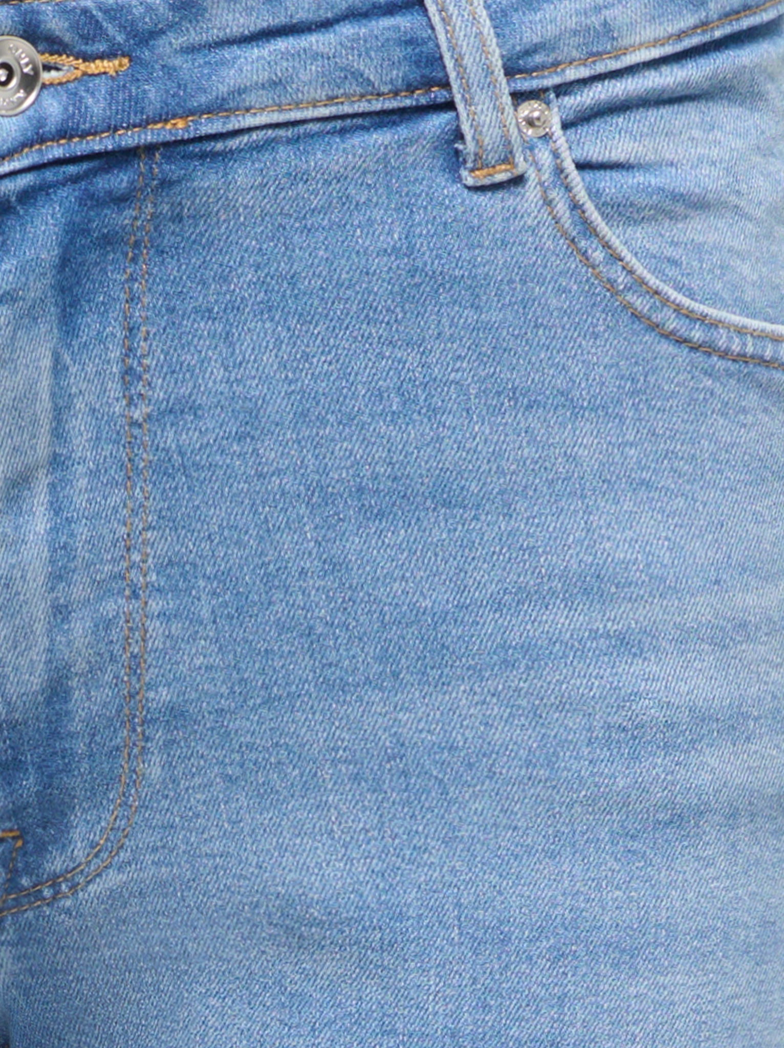 Thumbnail - Carjulles Niedrige Taille Weiter Beinschnitt Jeans