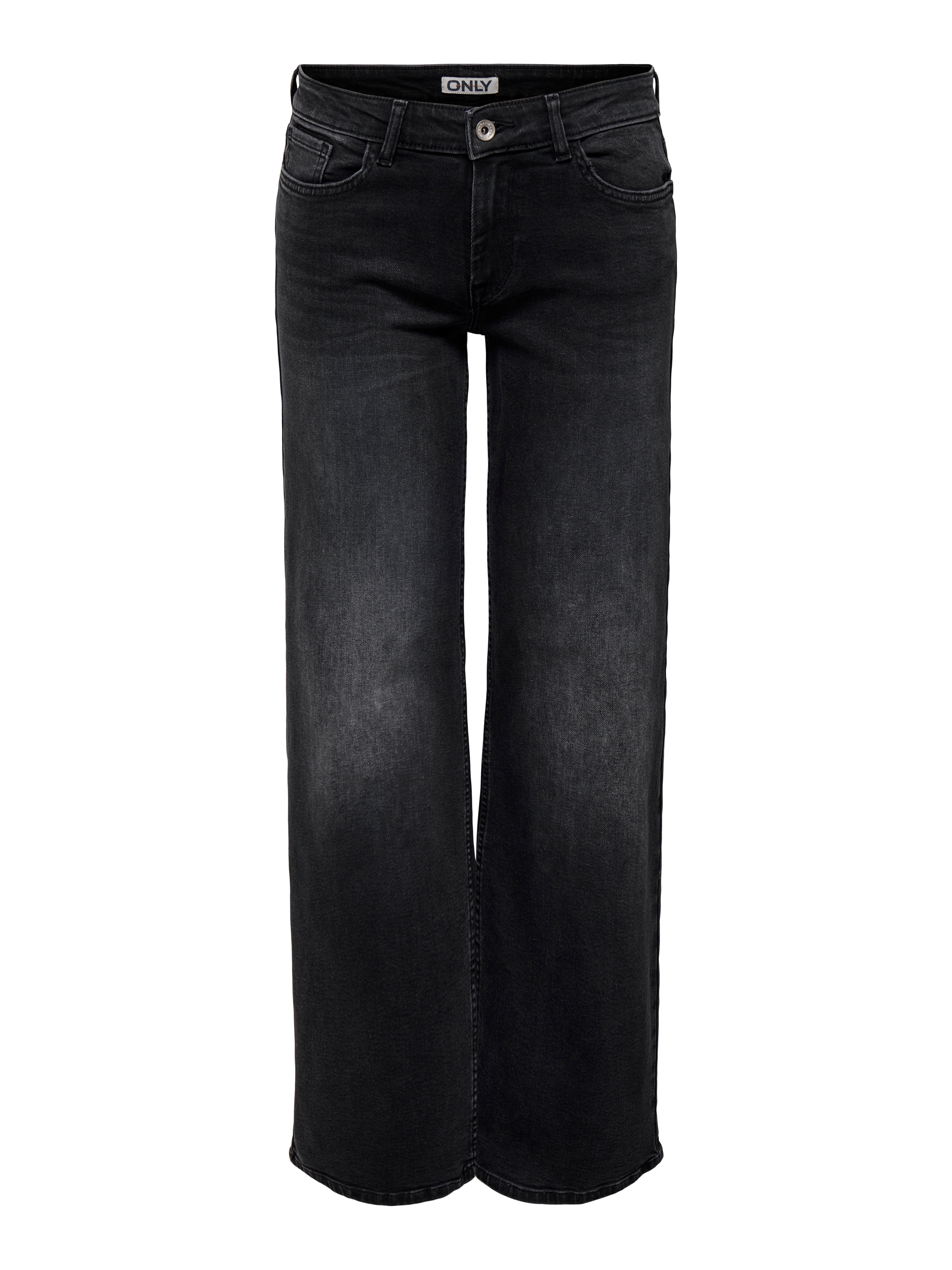 Thumbnail - Carjulles Niedrige Taille Weiter Beinschnitt Jeans