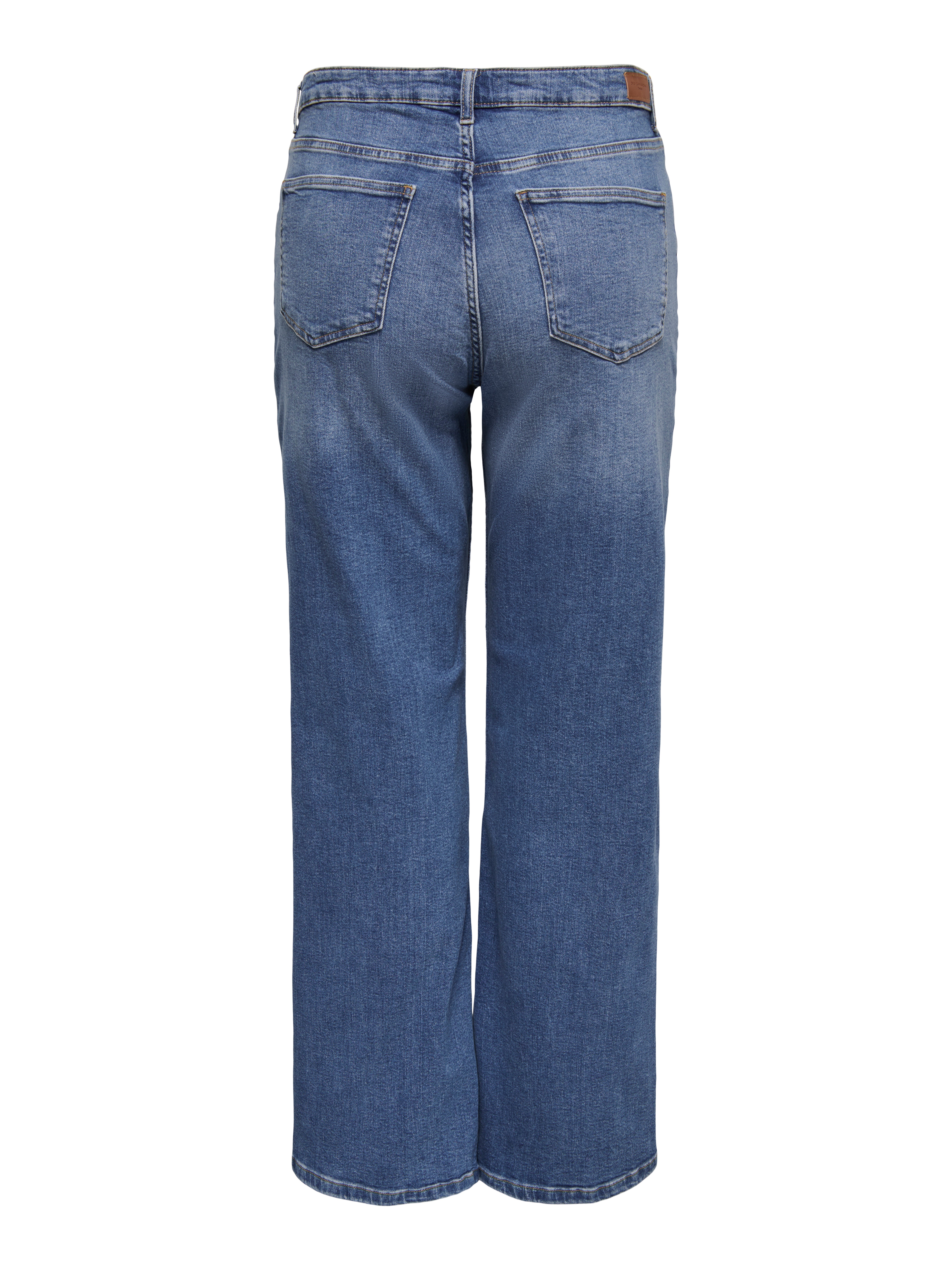 Thumbnail - Carjulles Mittlere Taille Weiter Beinschnitt Jeans