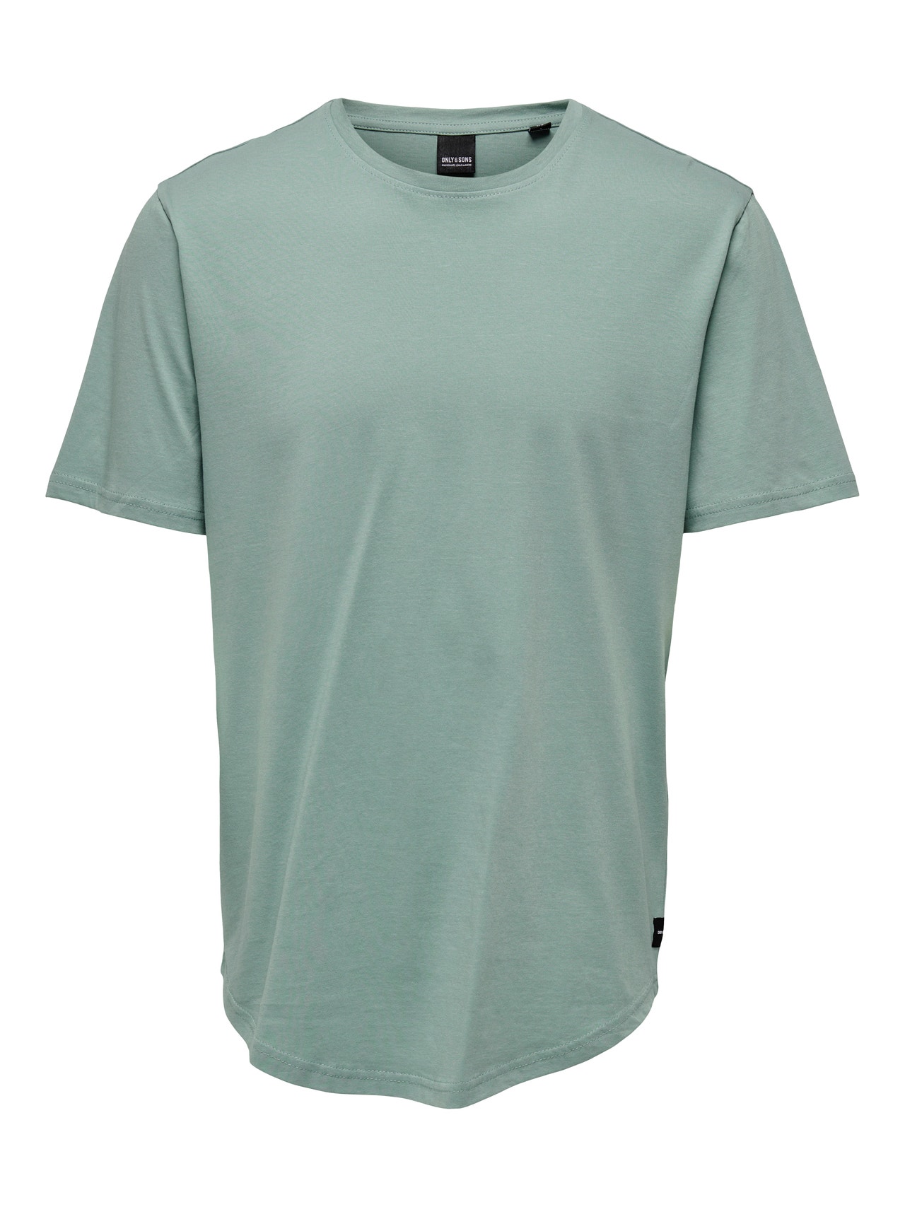 ONLY & SONS Lang geschnitten Rundhals T-Shirt -Chinois Green - 22002973