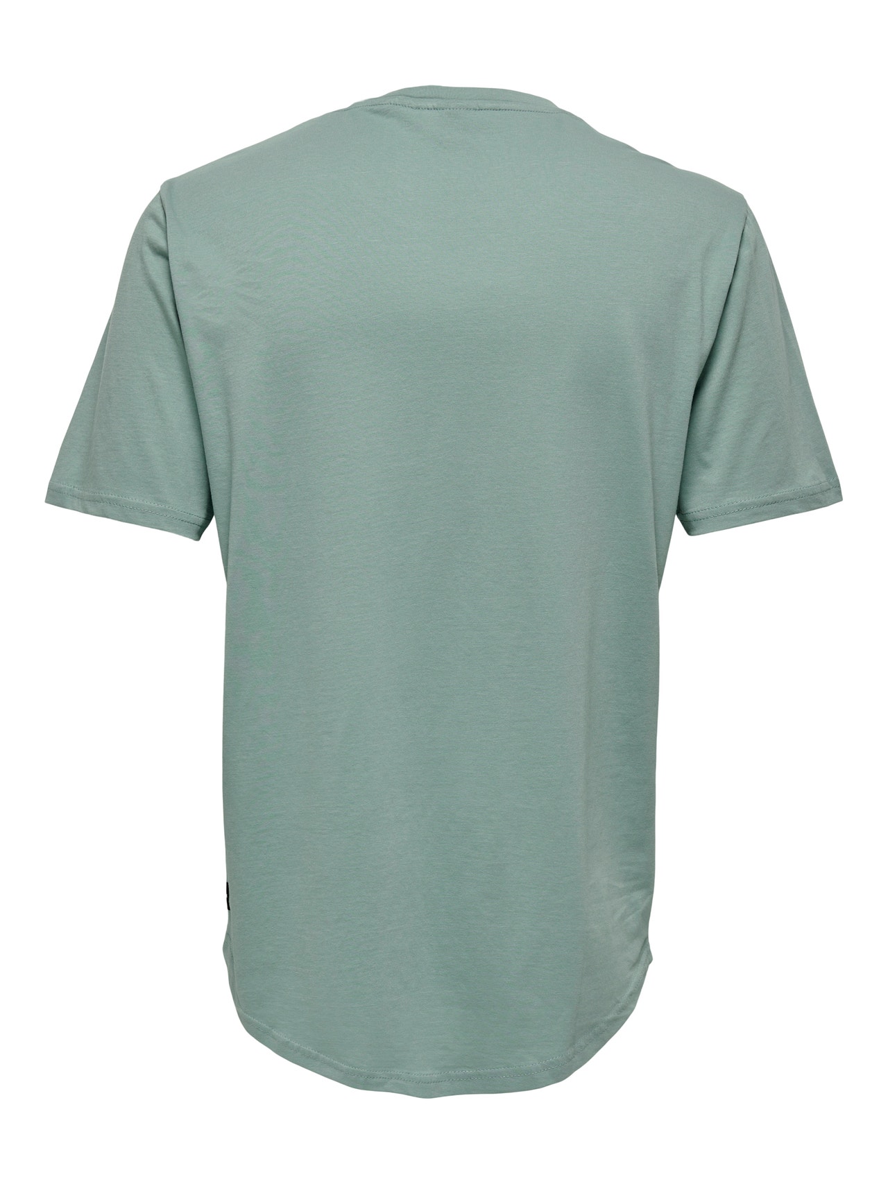 ONLY & SONS Lang geschnitten Rundhals T-Shirt -Chinois Green - 22002973