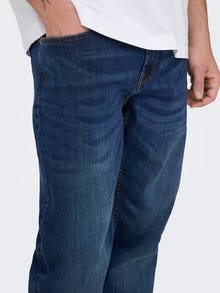 ONLY & SONS Tavapärane lõige Keskmine vöökoht Teksad -Medium Blue Denim - 22005076