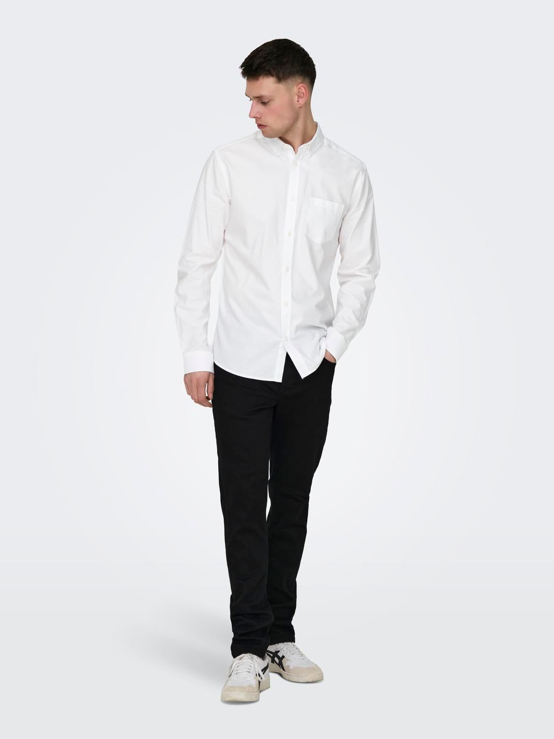 Slim Fit Button-down collar Shirt