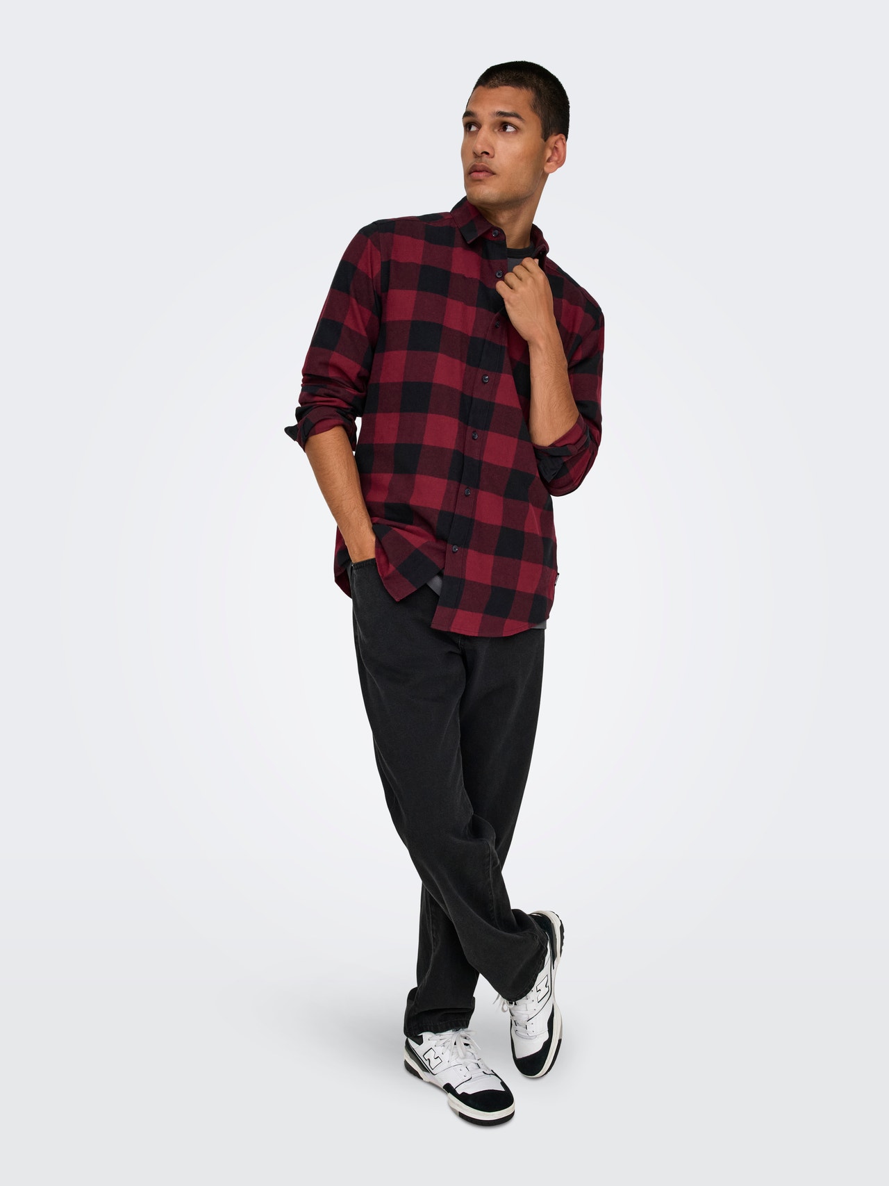 ONLY & SONS ONSGUDMUND Chemise -Cabernet - 22007112