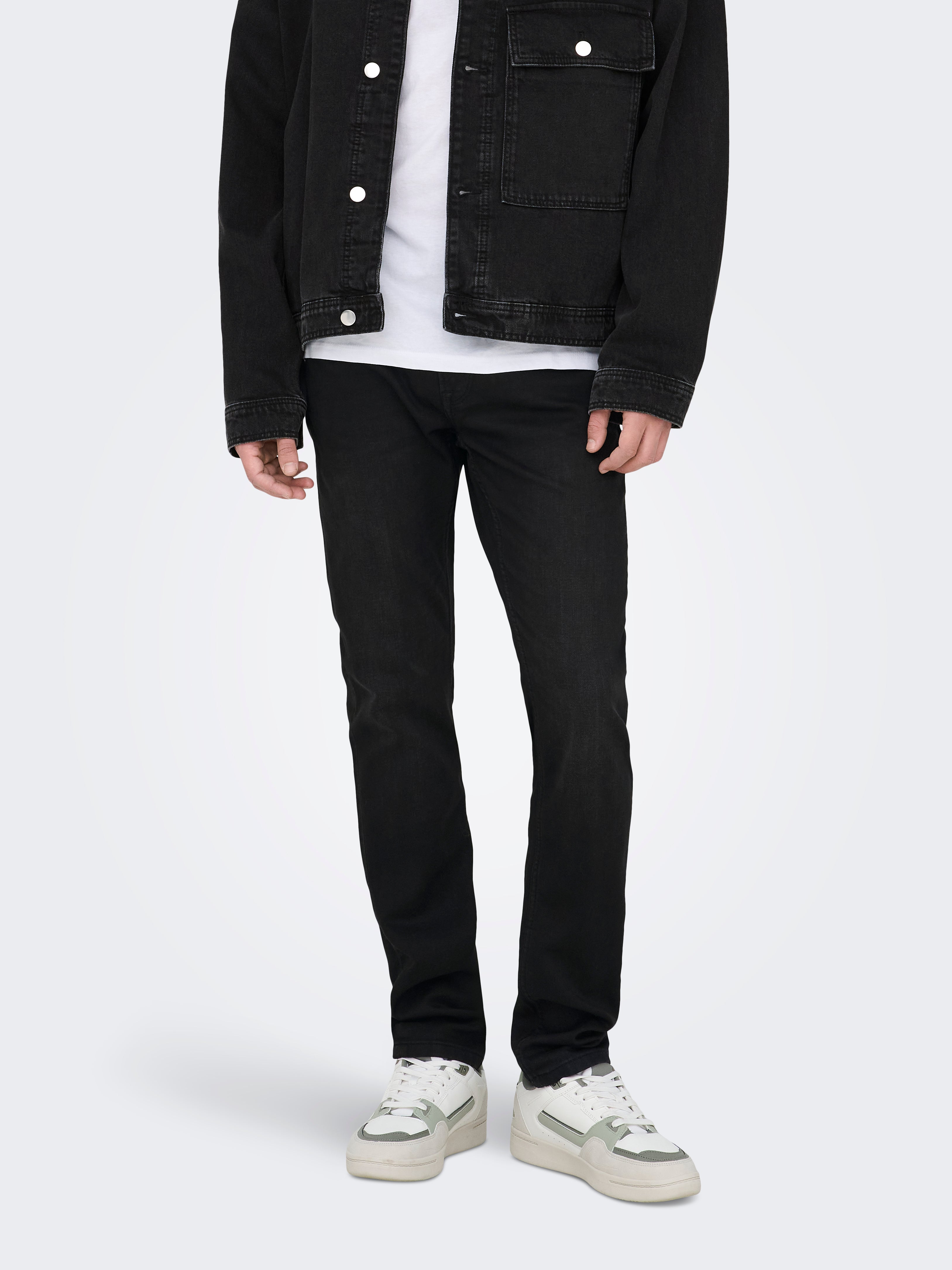 Thumbnail - Onsloom Mid Rise Slim Fit Jeans