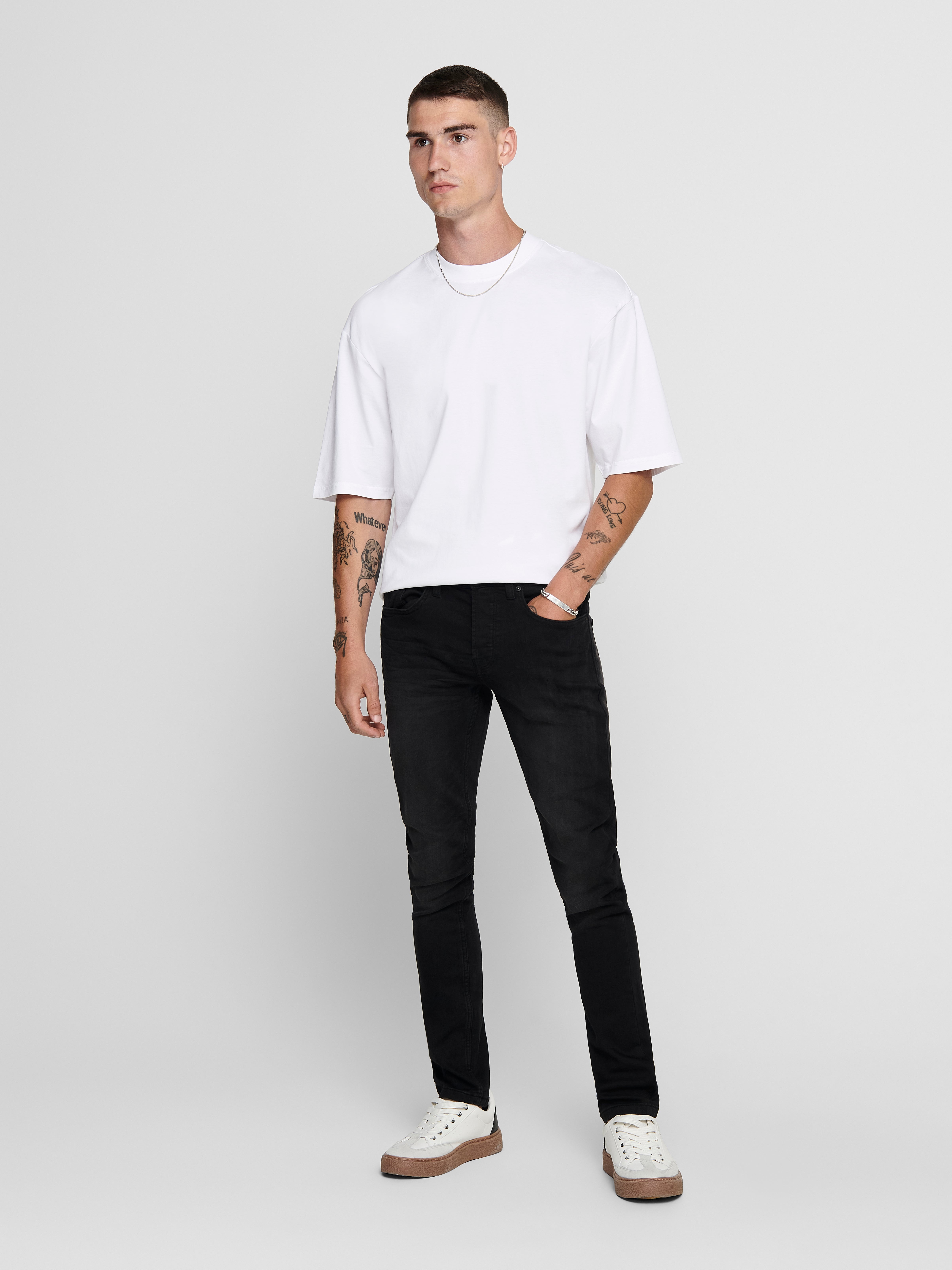 Thumbnail - Onsloom Mid Rise Slim Fit Jeans