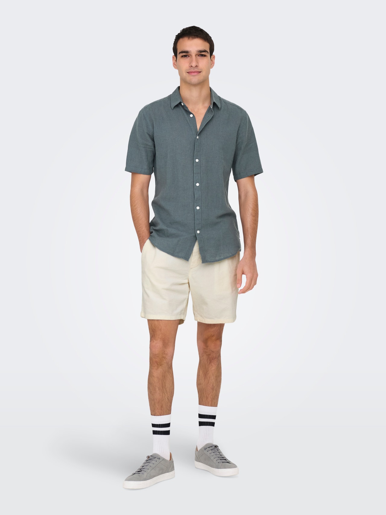 ONLY & SONS Kitsas lõige Särgikrae Särk -Stormy Weather - 22009885