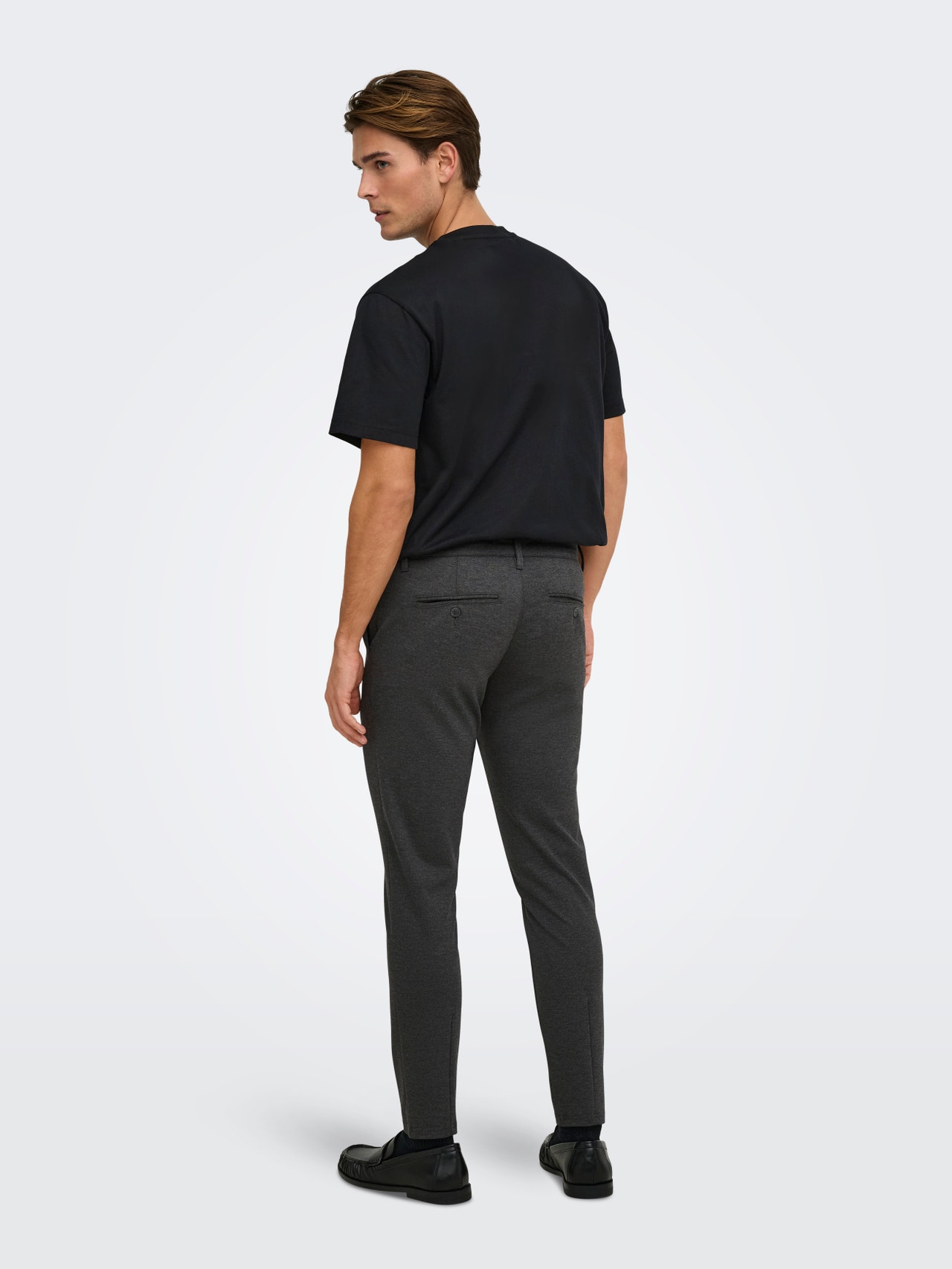 Only & Sons Pantalon chino homme onsMark Gris - Coupe chino, effet chiné, poches latérales Gris - 517660 - Prêt-à-Porter Only & Sons Pantalon chino homme onsMark Gris - Coupe chino, effet chiné, poches latérales Gris - 517660 - Prêt-à-Porter