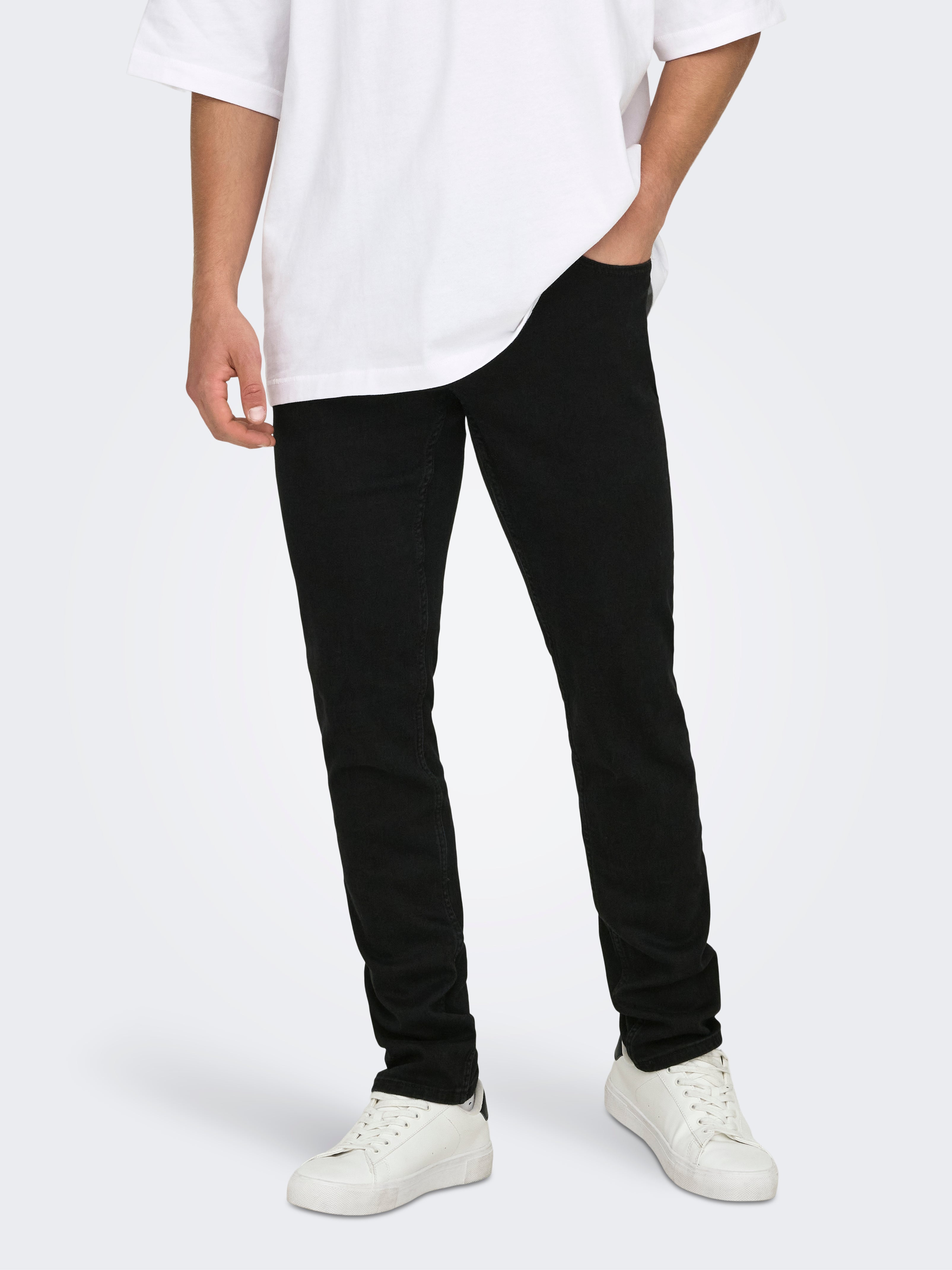 Thumbnail - Onsloom Mid Rise Slim Fit Jeans