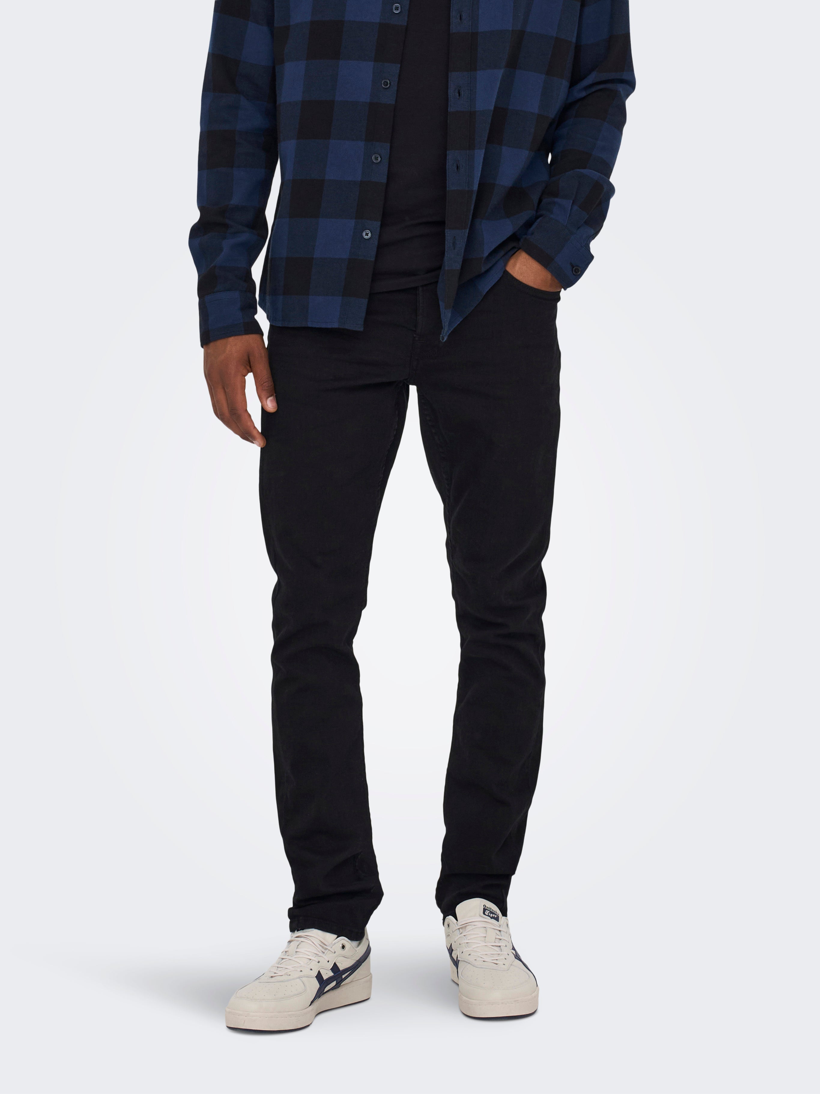 Thumbnail - Onsloom Mid Rise Slim Fit Jeans