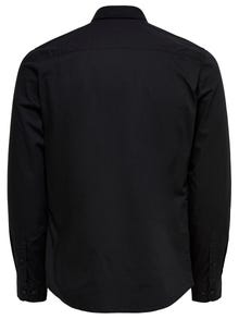 ONLY & SONS Chemises Slim Fit Col chemise -Black - 22010862