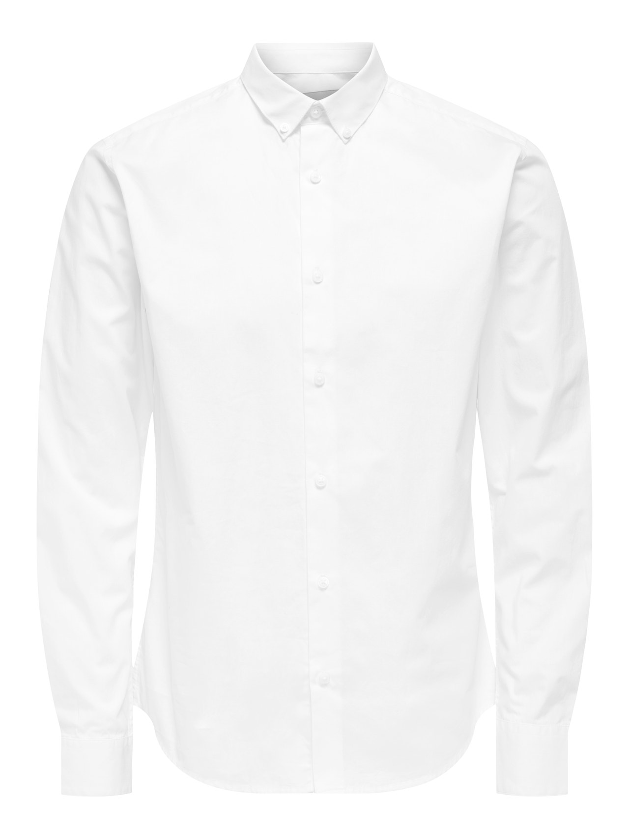 ONLY & SONS Kitsas lõige Särgikrae Särk -White - 22010862