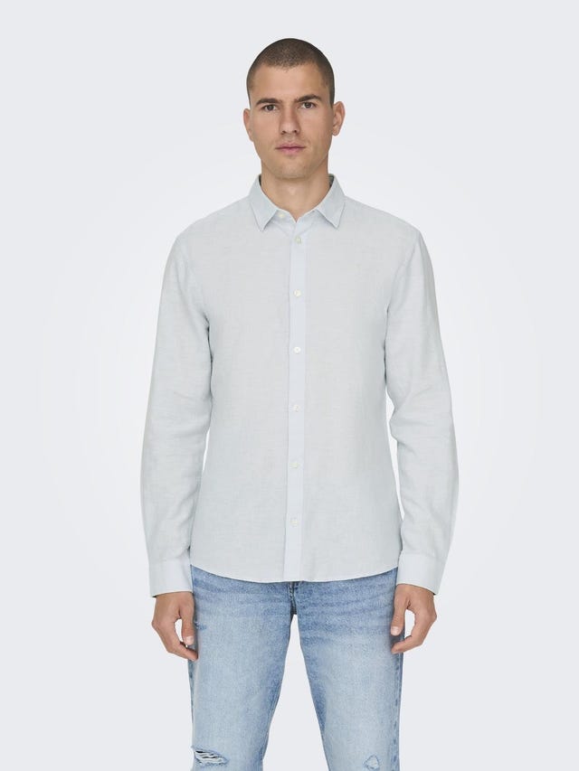 ONLY & SONS Slim Fit Shirt collar Shirt - 22012321