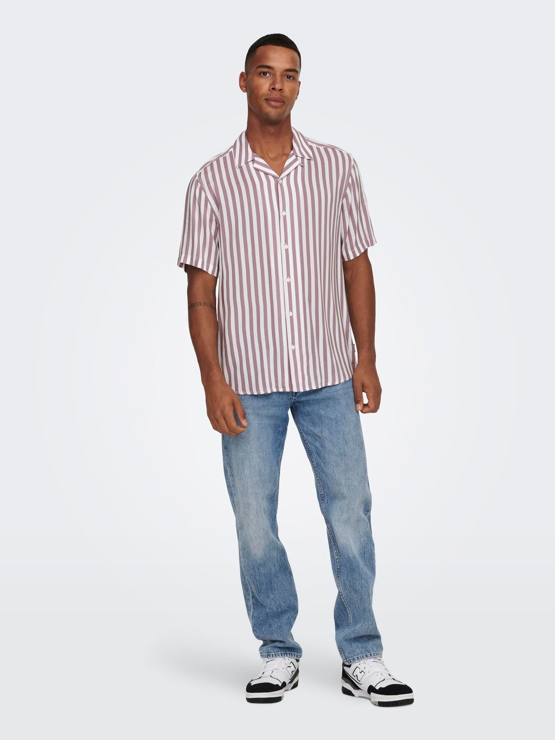 ONLY & SONS Chemises Regular Fit Col resort -Nirvana - 22013267