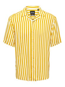 ONLY & SONS Camisas Corte regular Cuello cubano -Mango Mojito - 22013267