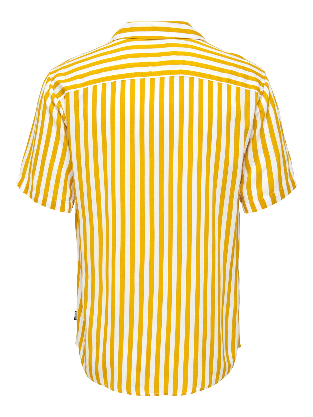 ONLY & SONS Short sleeved striped shirt -Mango Mojito - 22013267