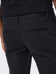 ONLY & SONS ONSMARK PANT STRIPE GW 3727 NOOS -Black - 22013727